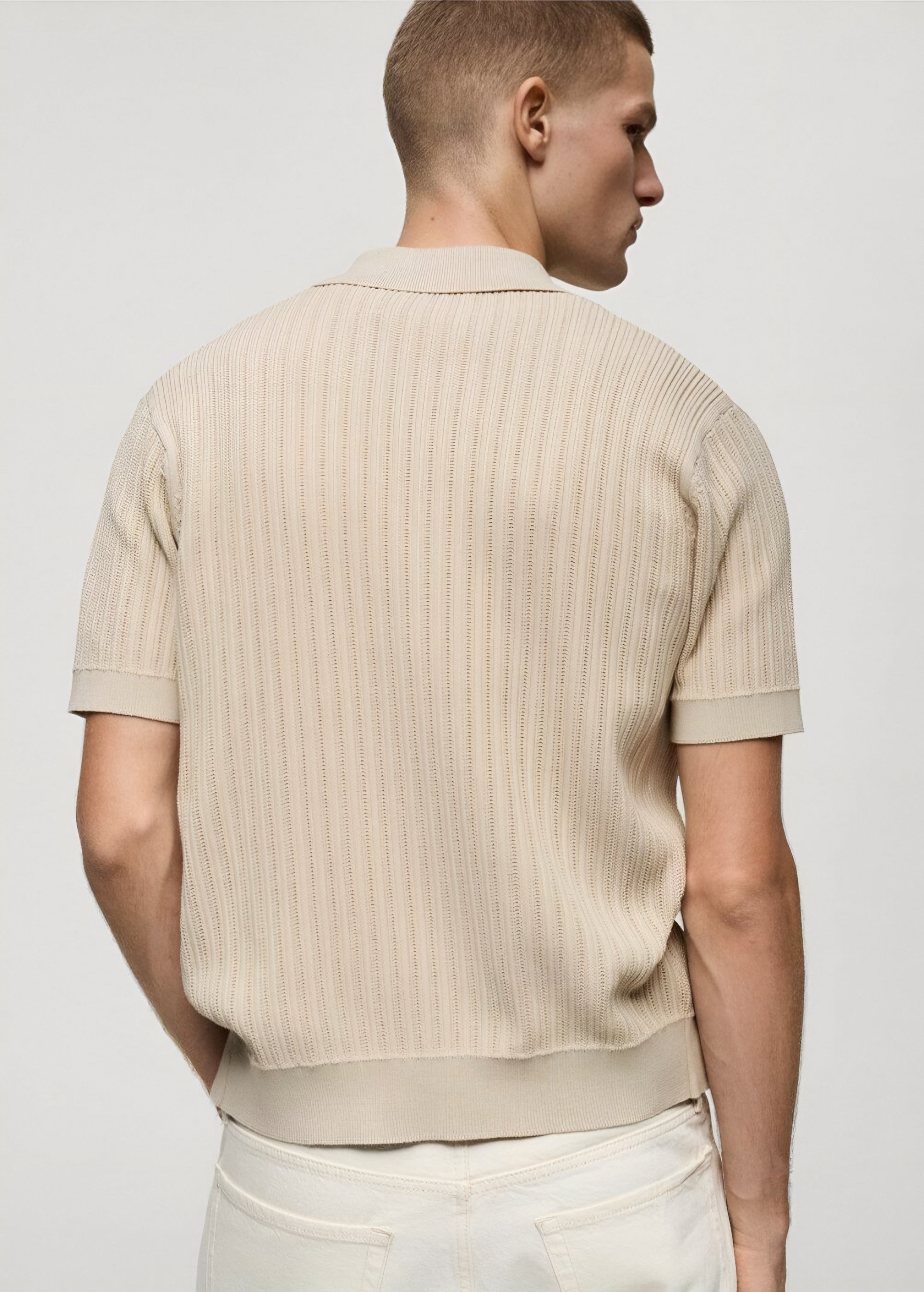 MANGO T-SHIRT WITH PRINT - ECRU
