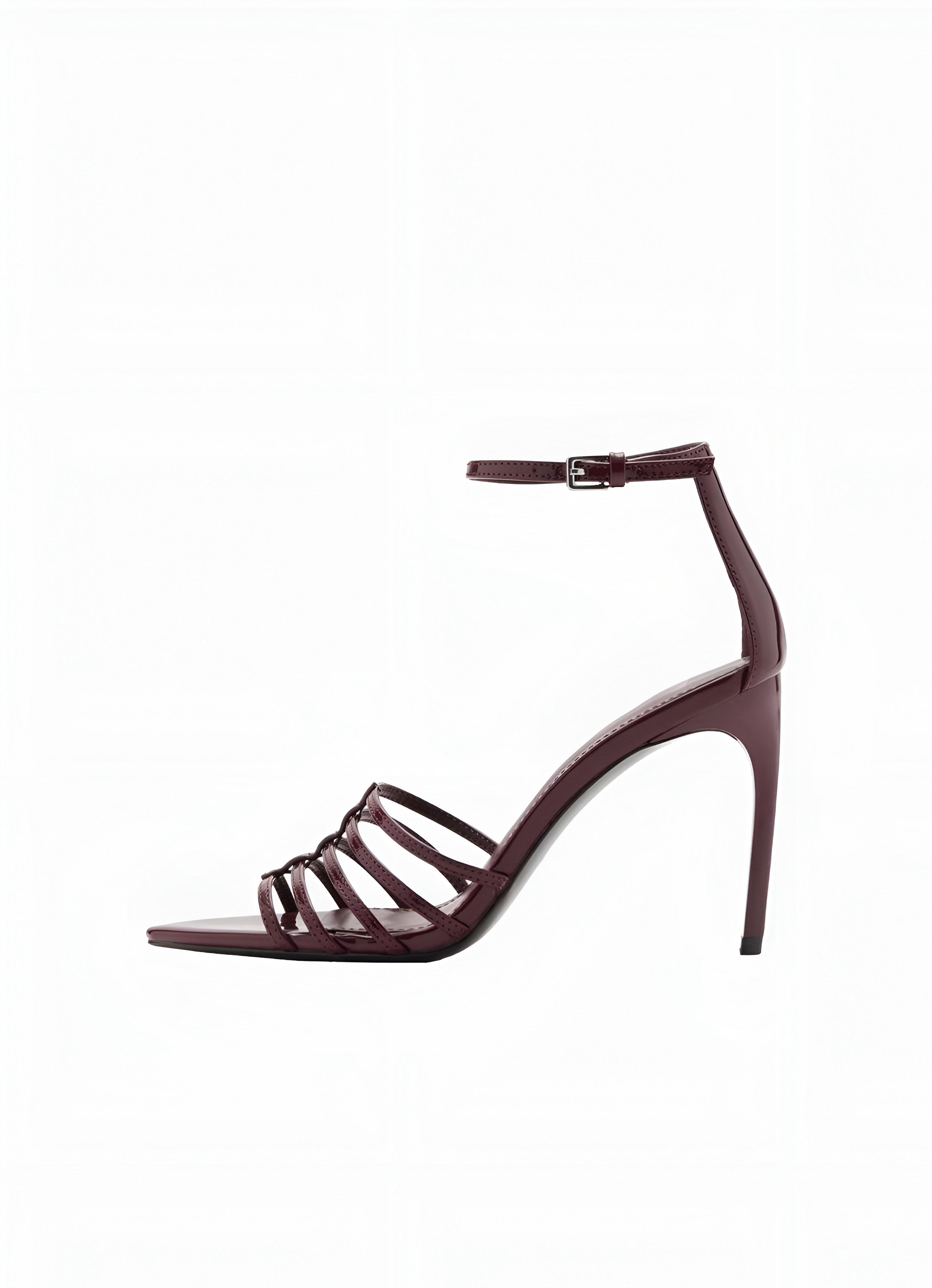 Mango - Strappy Sandal - Bordeaux