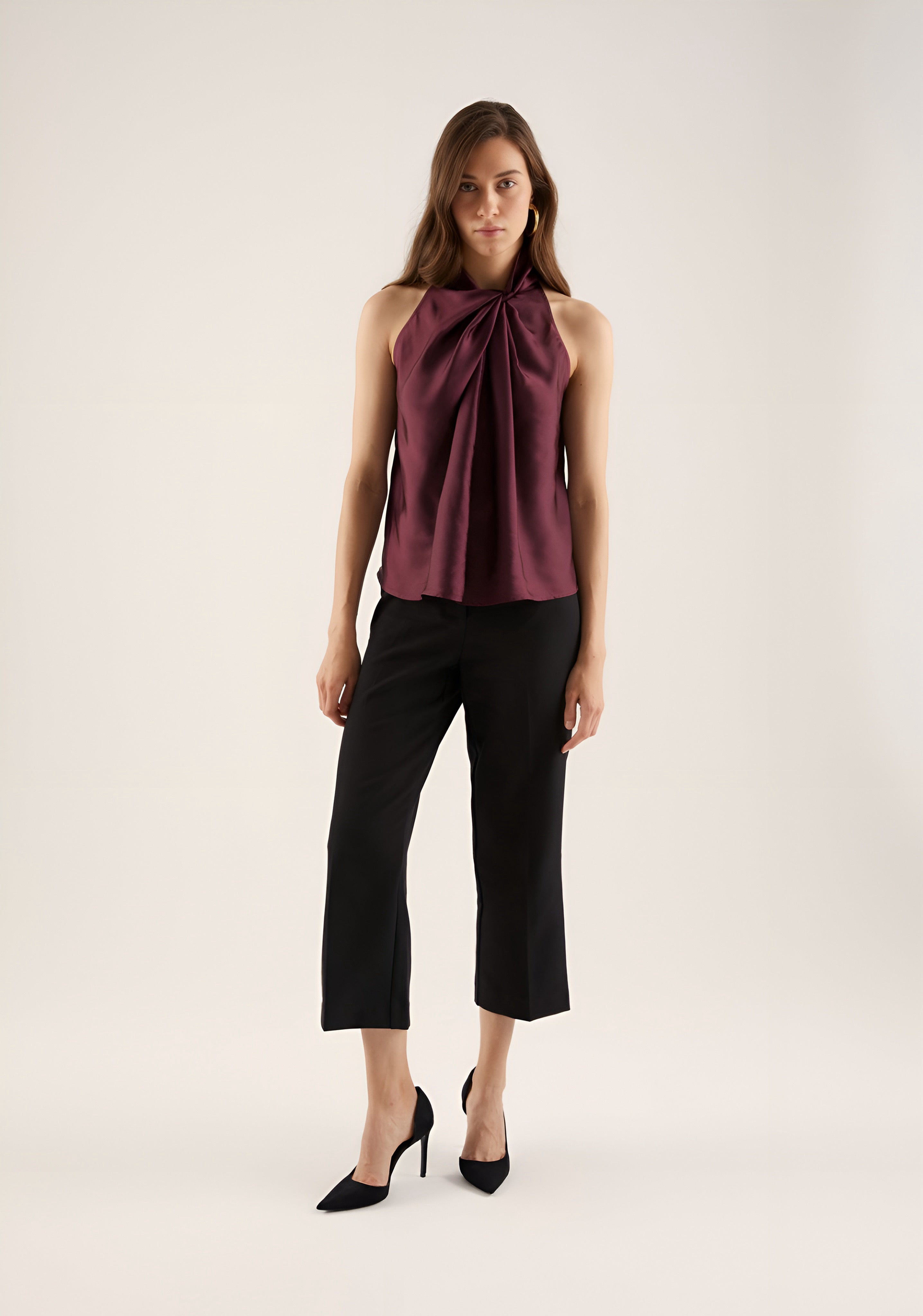 Anna Field Top - Dark Purple