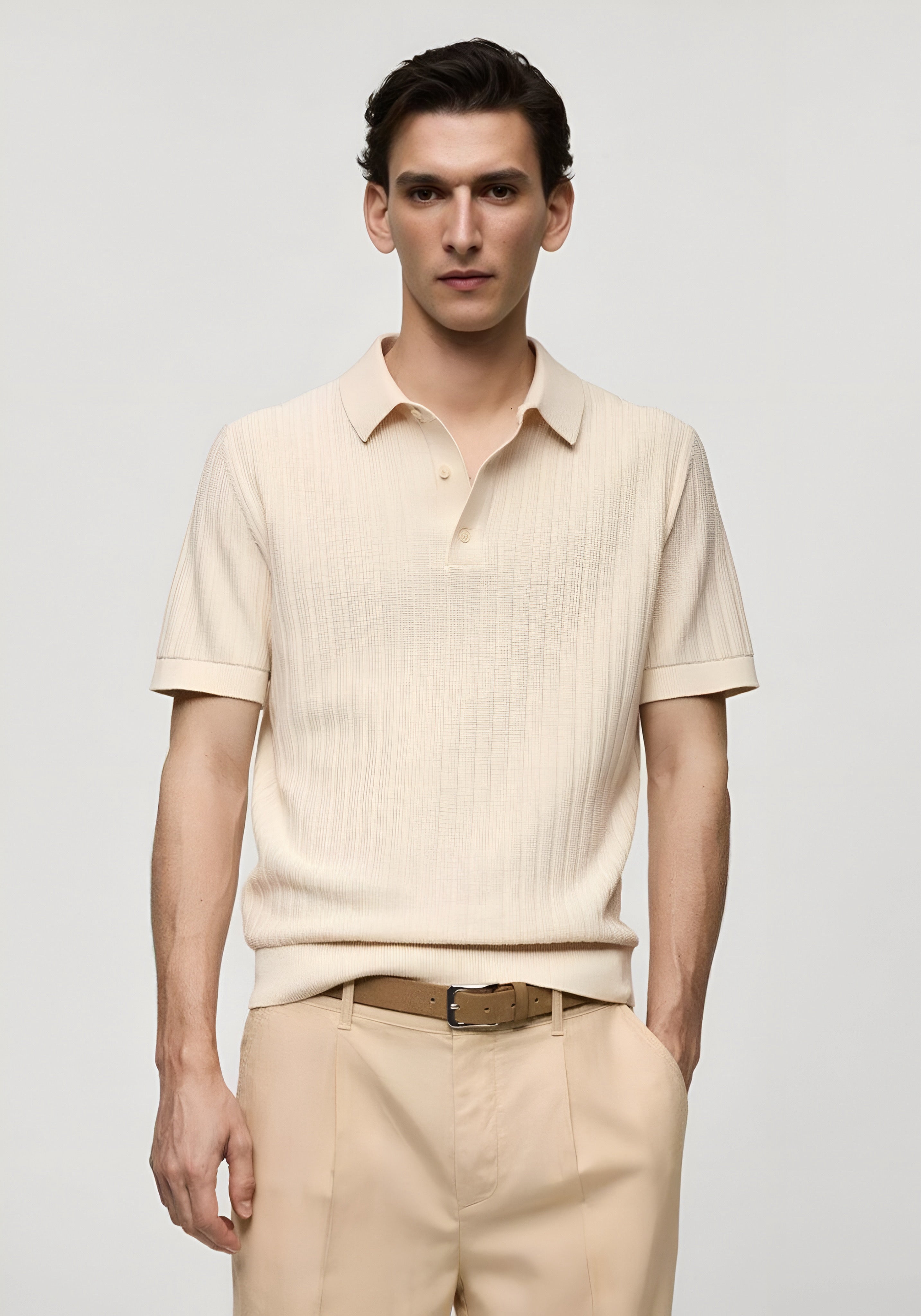 Mango FLOSS - Polo Shirt - Off-White