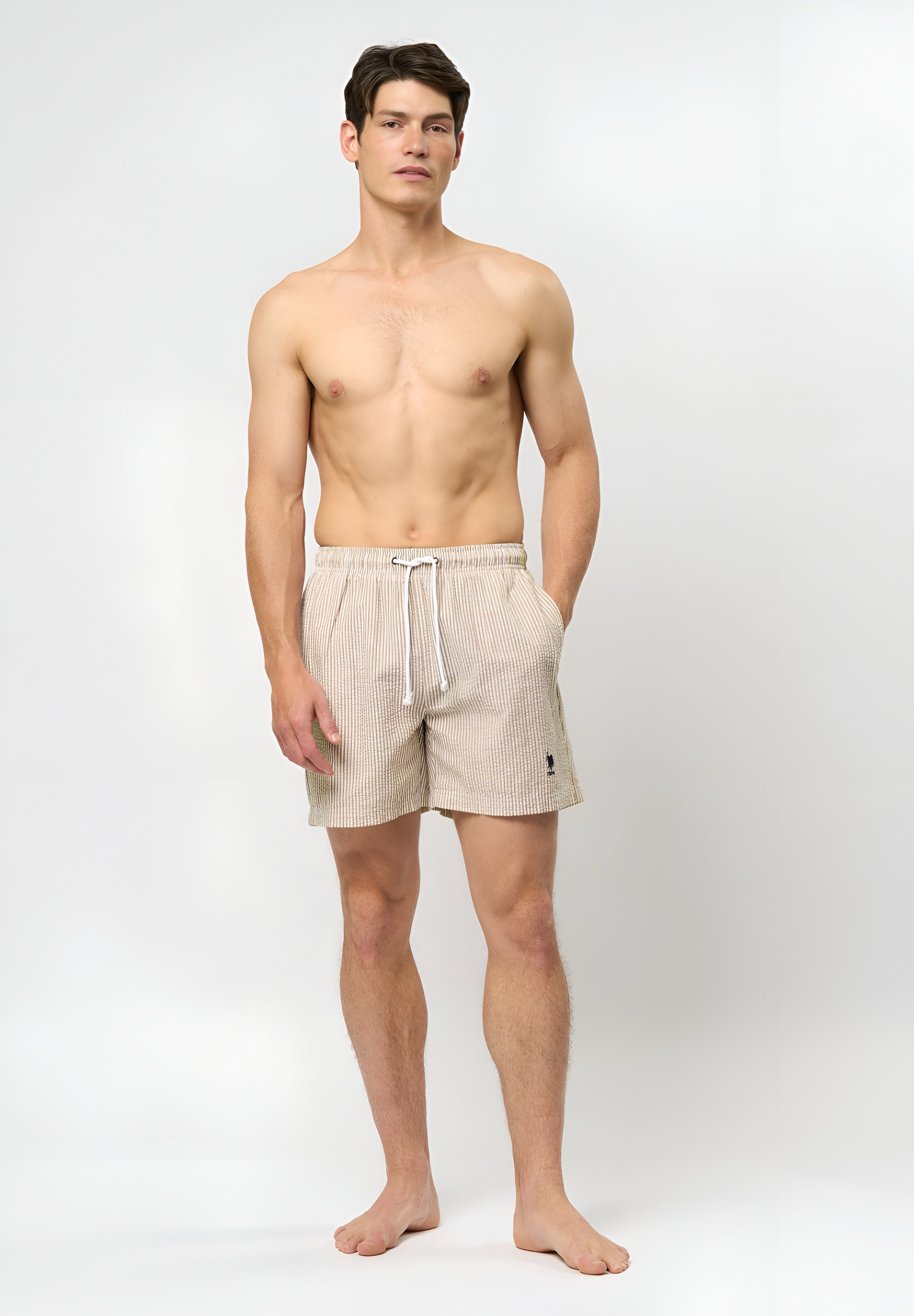 U.S. POLO ASSN. SWIM SHORTS - CROCKERY