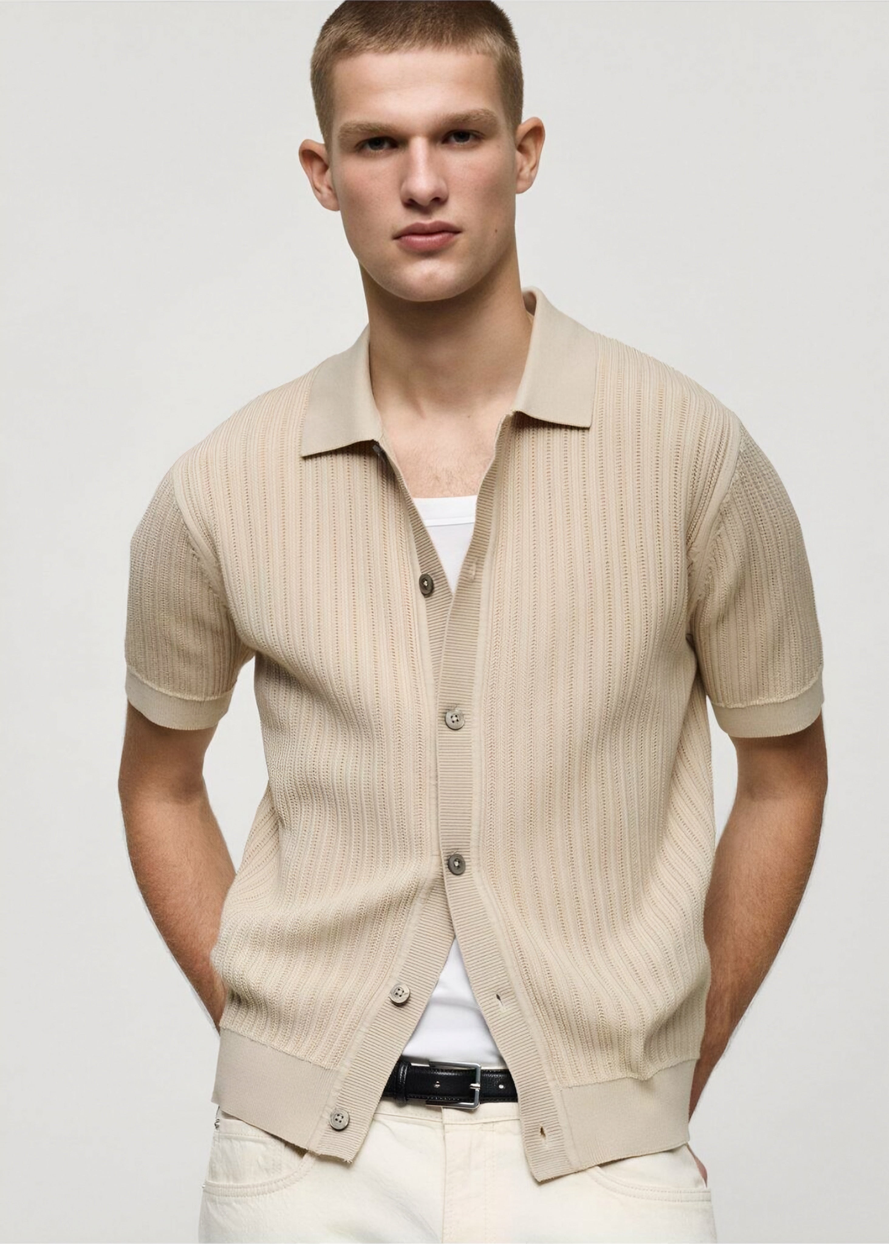MANGO T-SHIRT WITH PRINT - ECRU