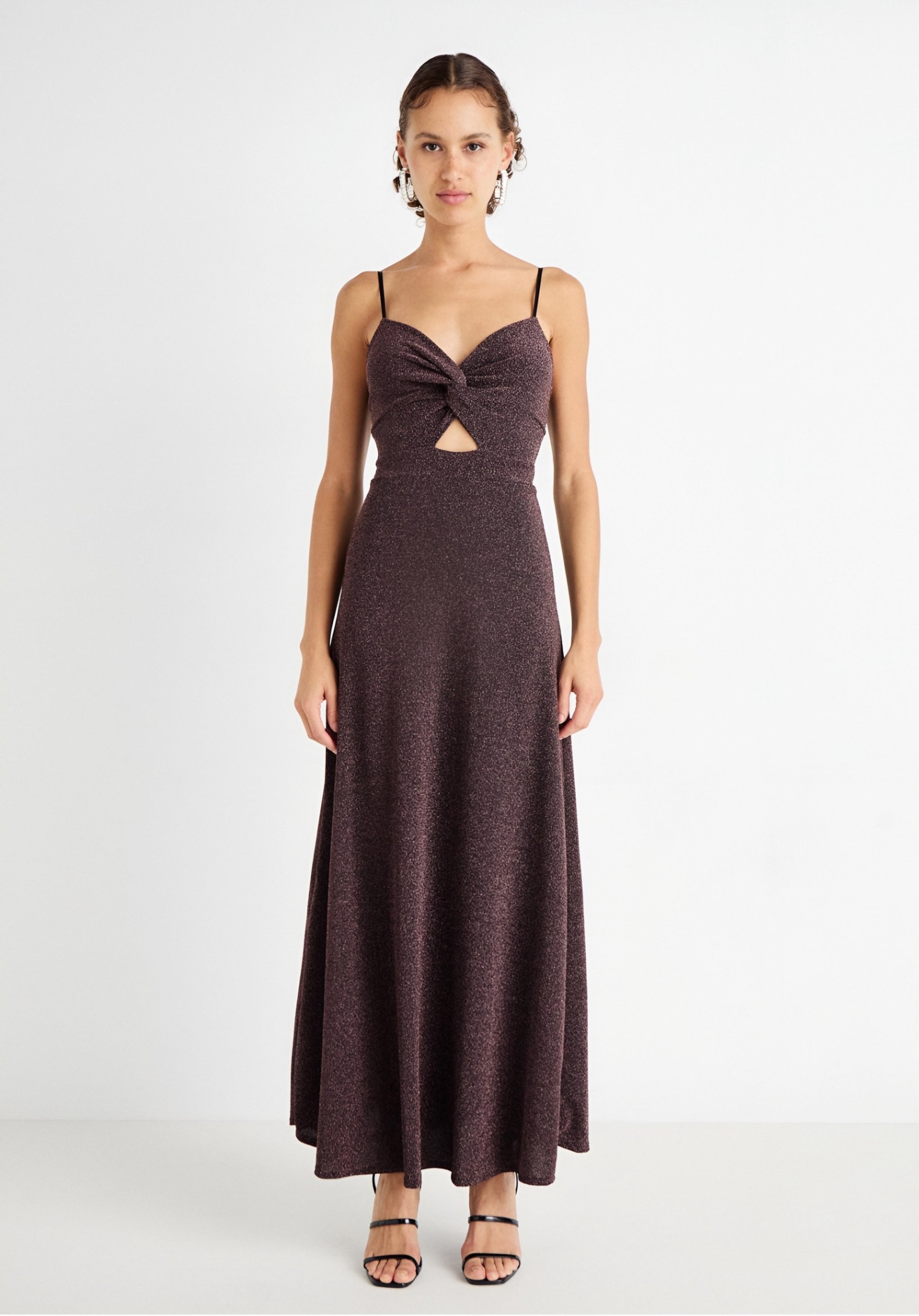 WAL G. EXCLUSIVE GLITTER AMELIA - Jersey Dress - Bronze