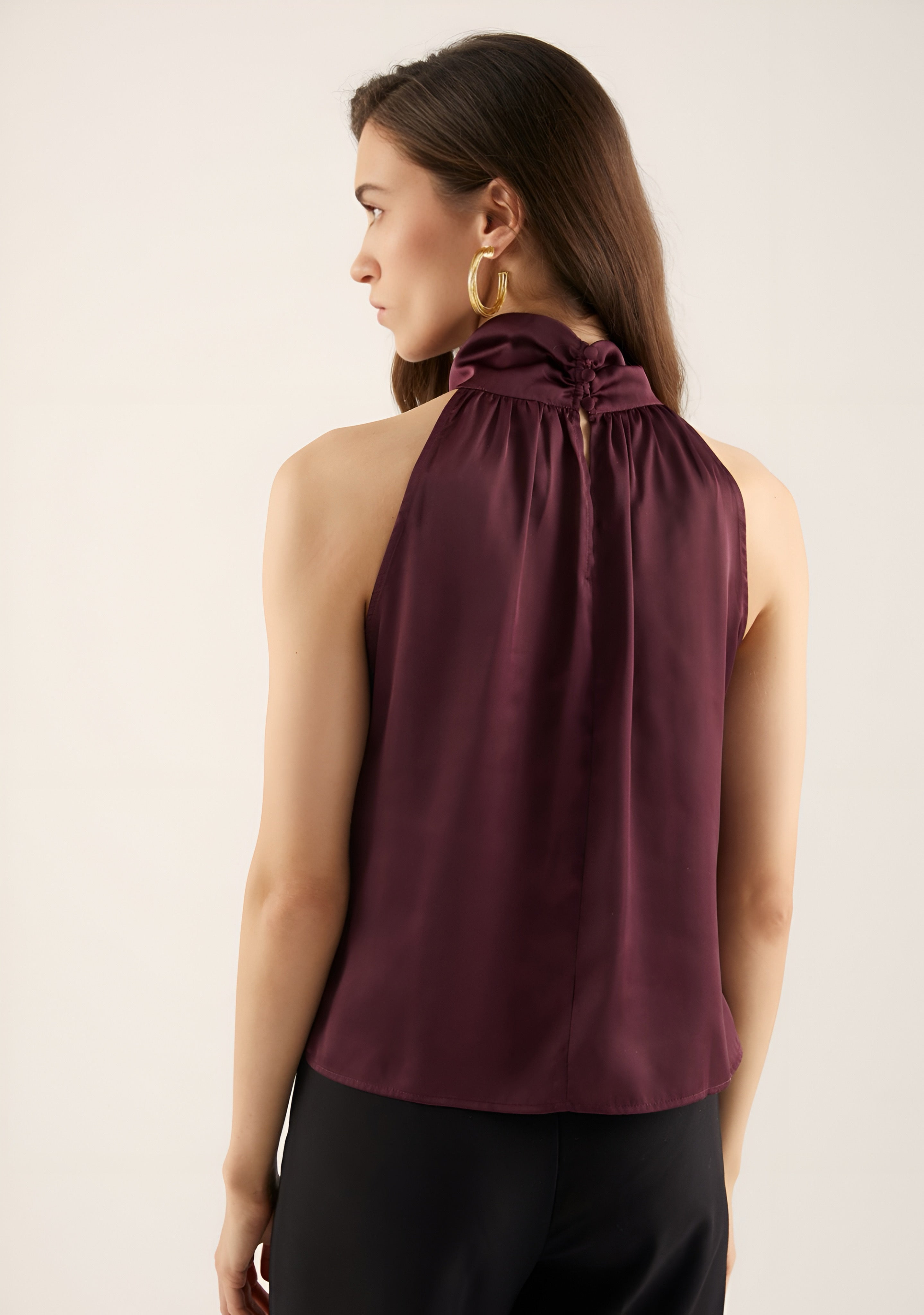 Anna Field Top - Dark Purple