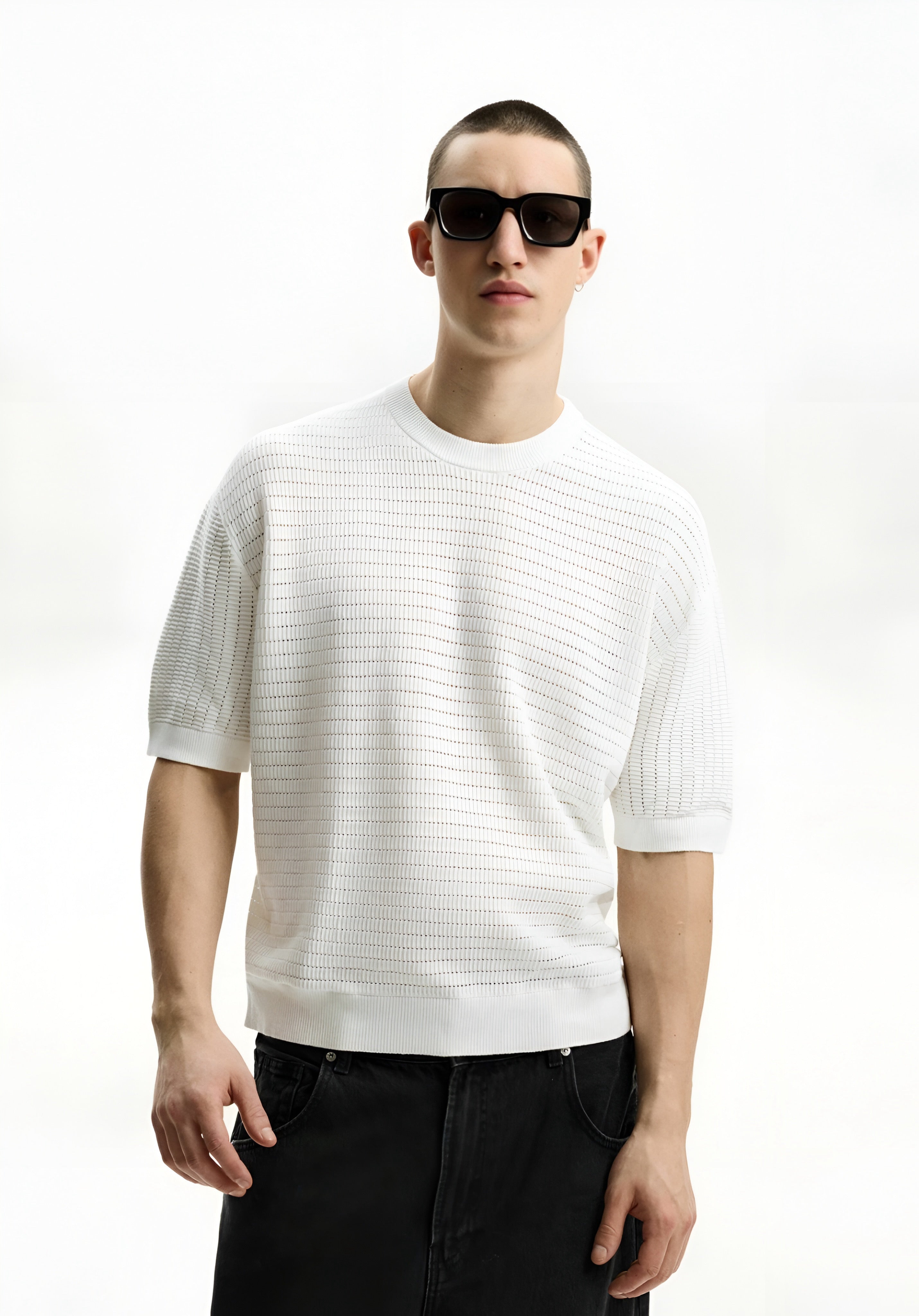 Bershka - Basic T-Shirt - White