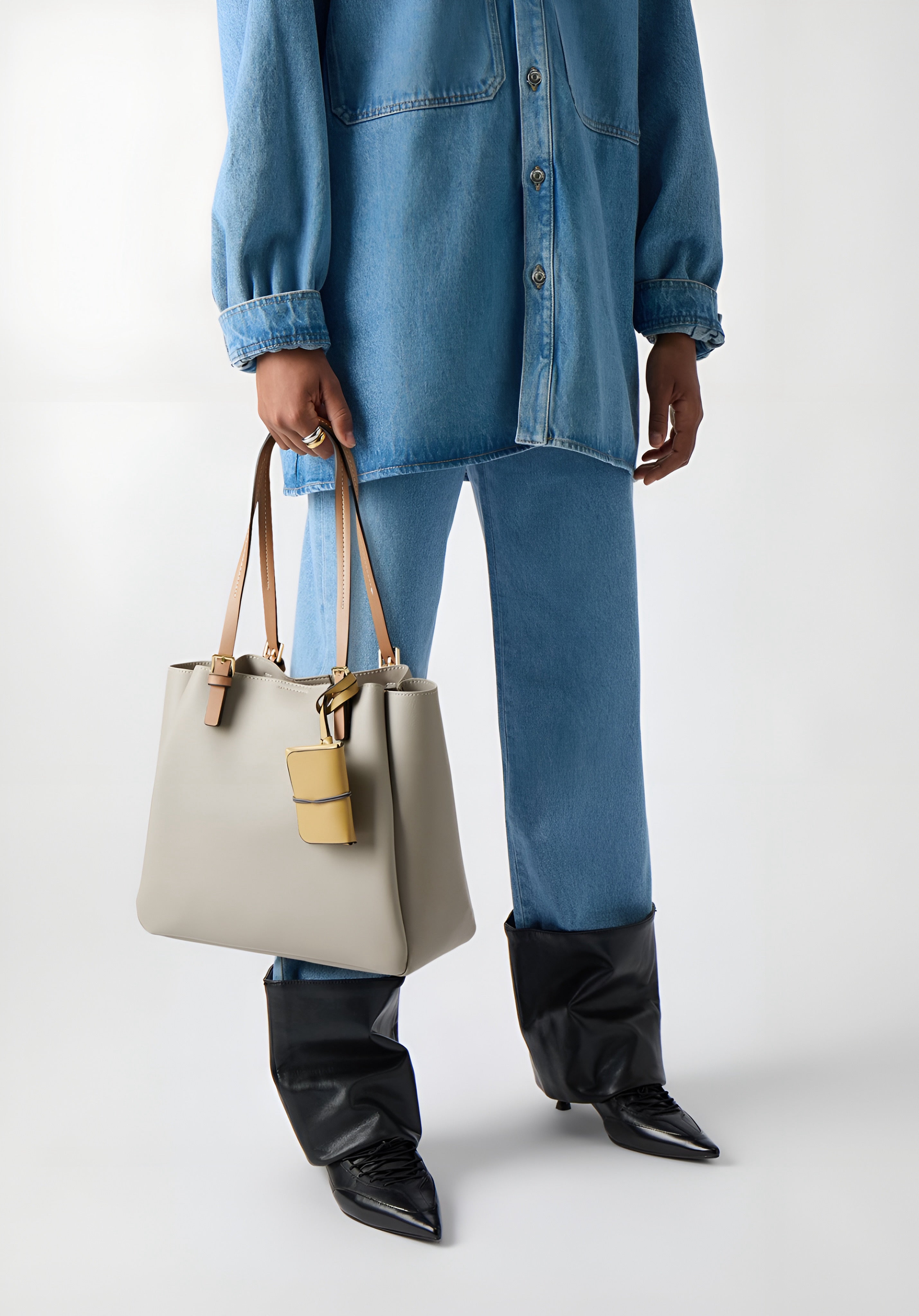 PARFOIS - BAG RITHA SET - Handbag - Beige