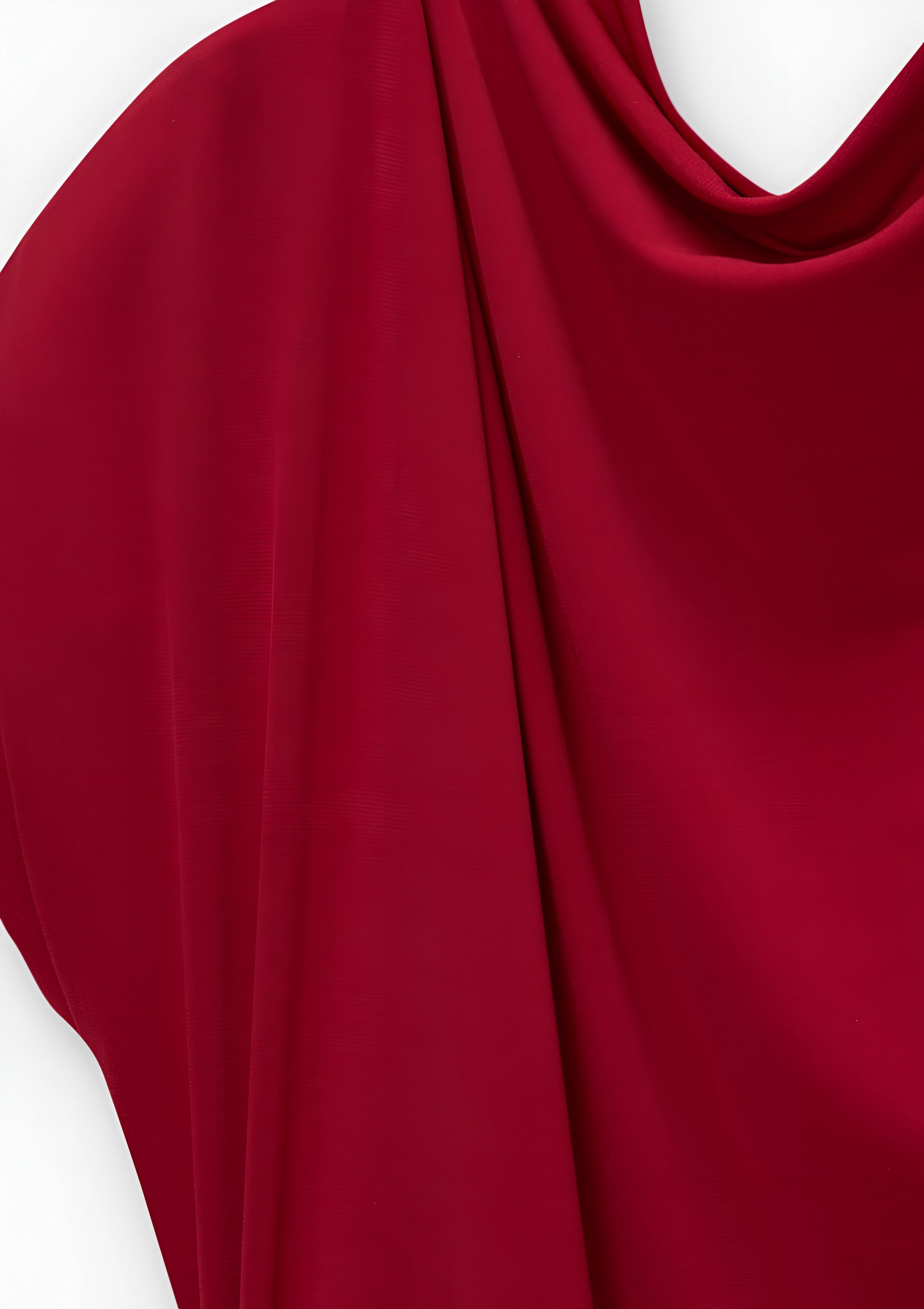 ASYMMETRIC HALTER NECK - Maxi Dress - Bordeaux