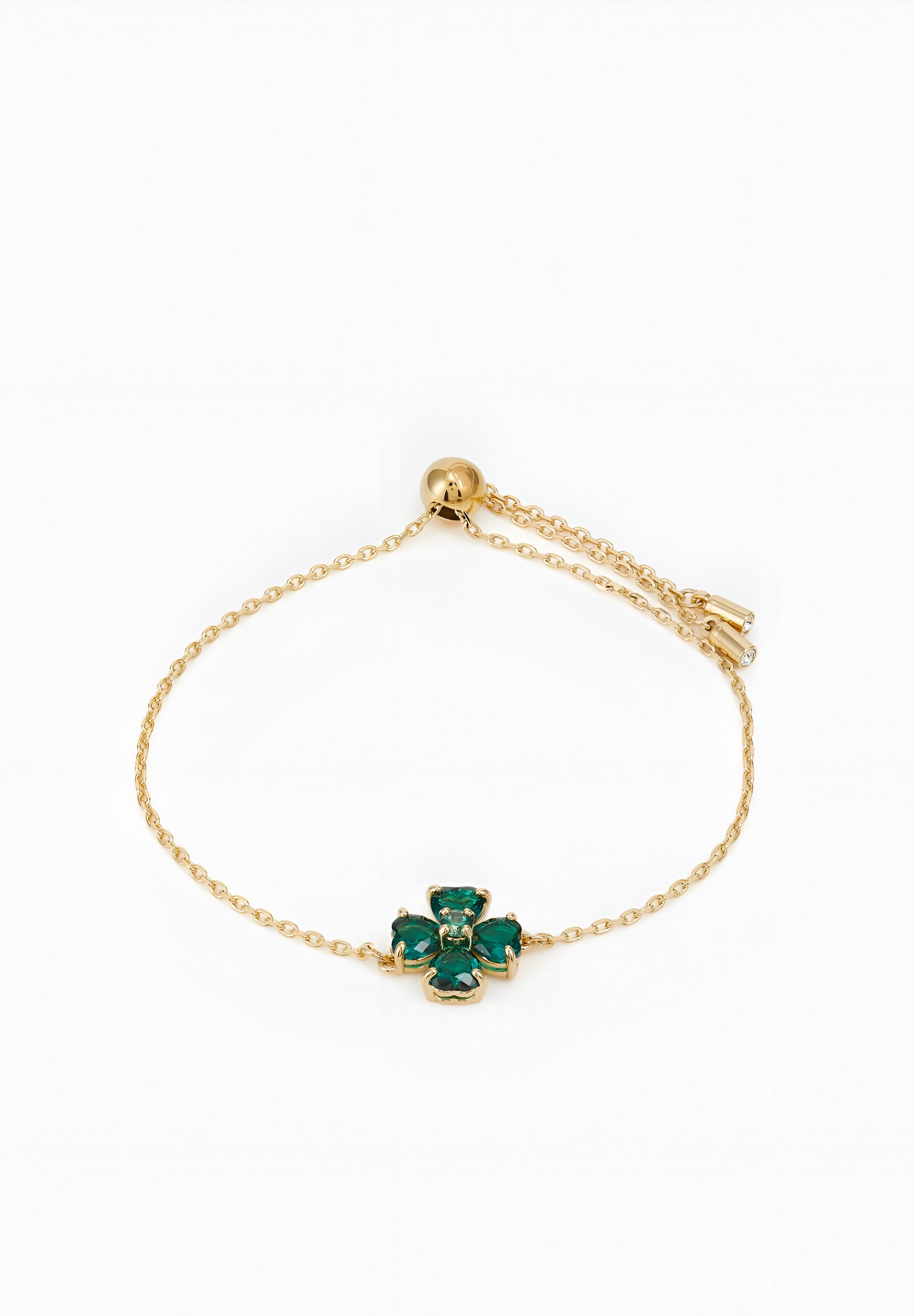 Swarovski - IDYLLIA SOFT BRACELET CLOVER - Bracelet - Green
