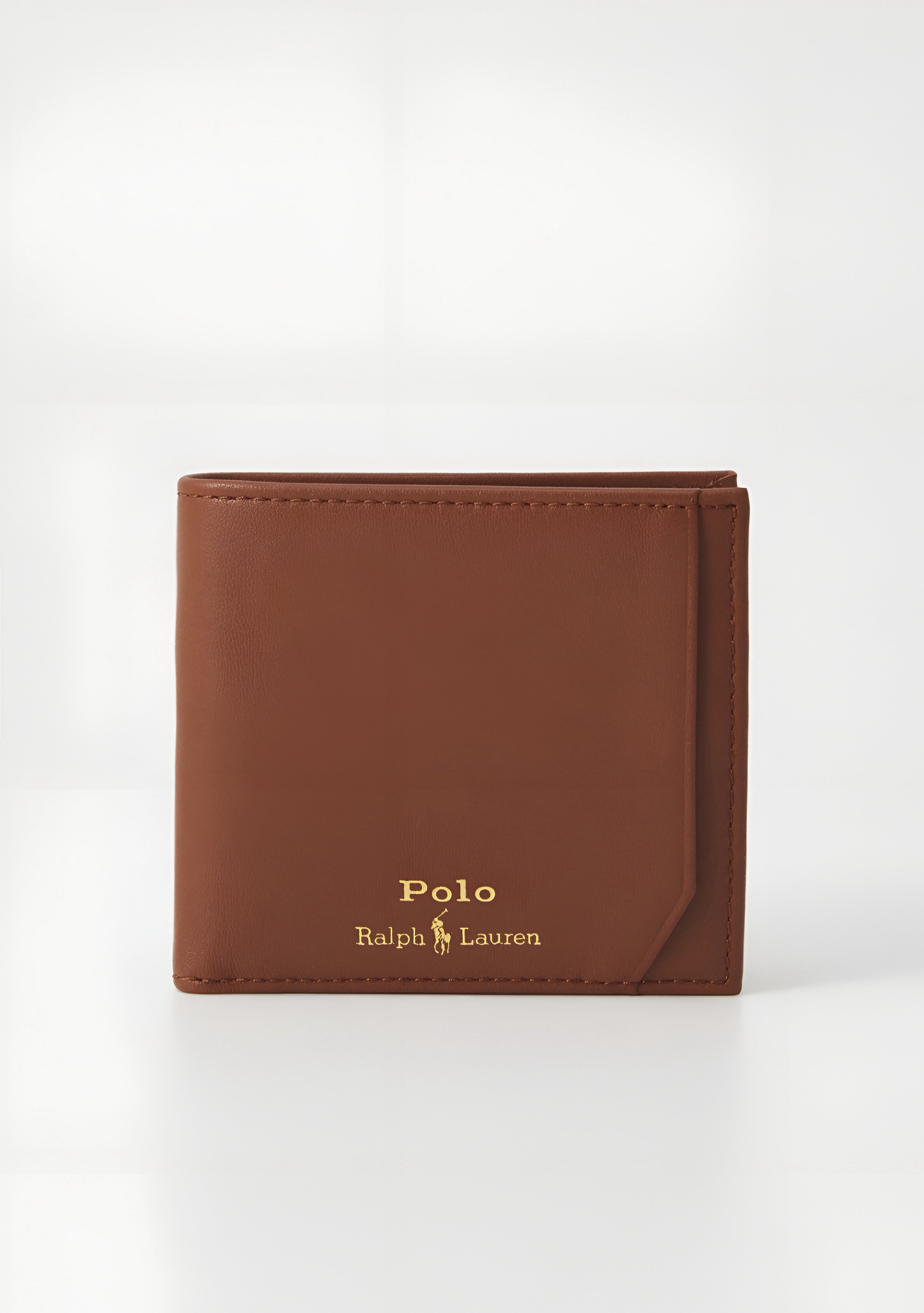 POLO RALPH LAUREN BILLFOLD COIN WALLET MEDIUM UNISEX - WALLET - SADDLE