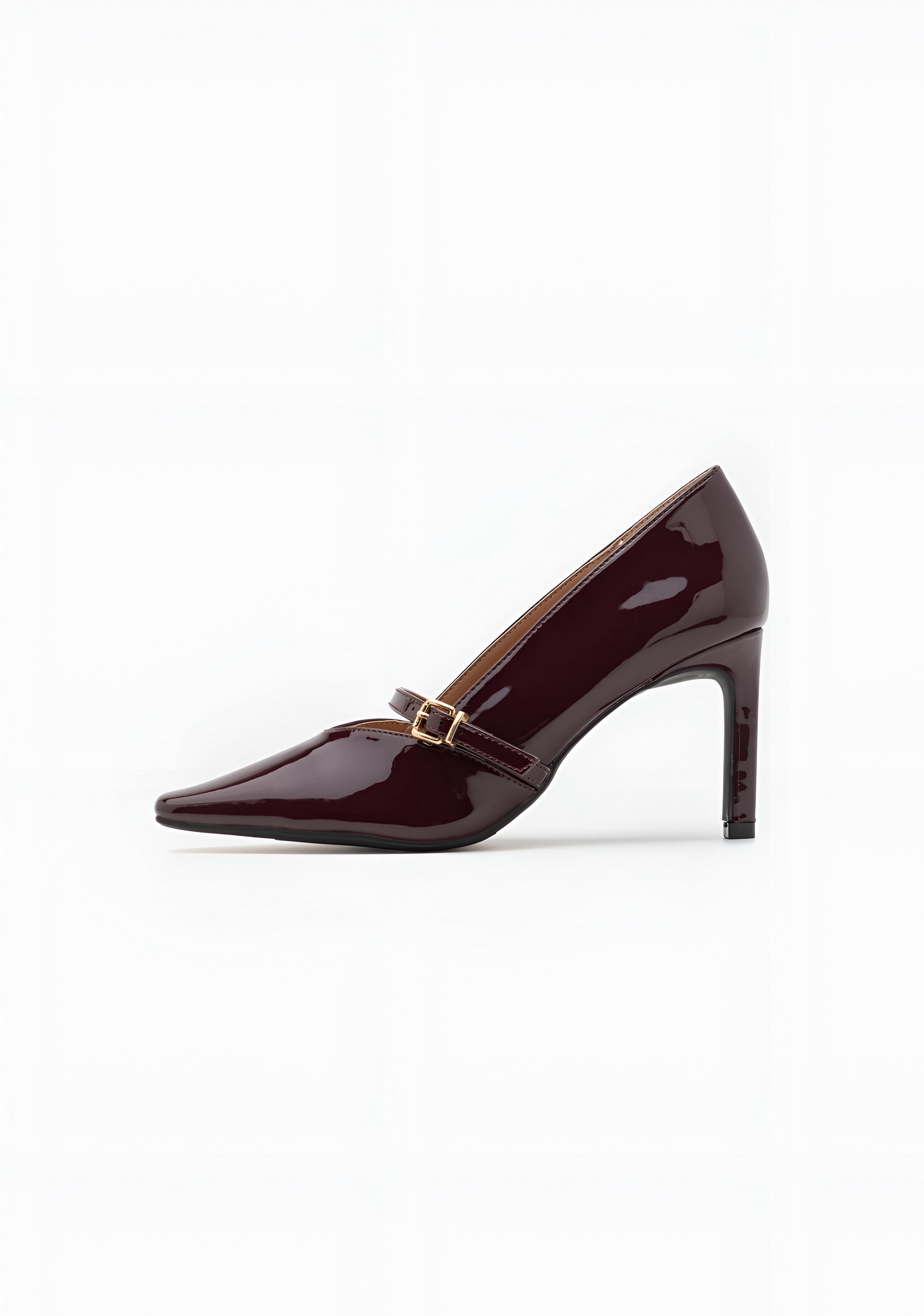 Anna Field Pumps – Dark Red