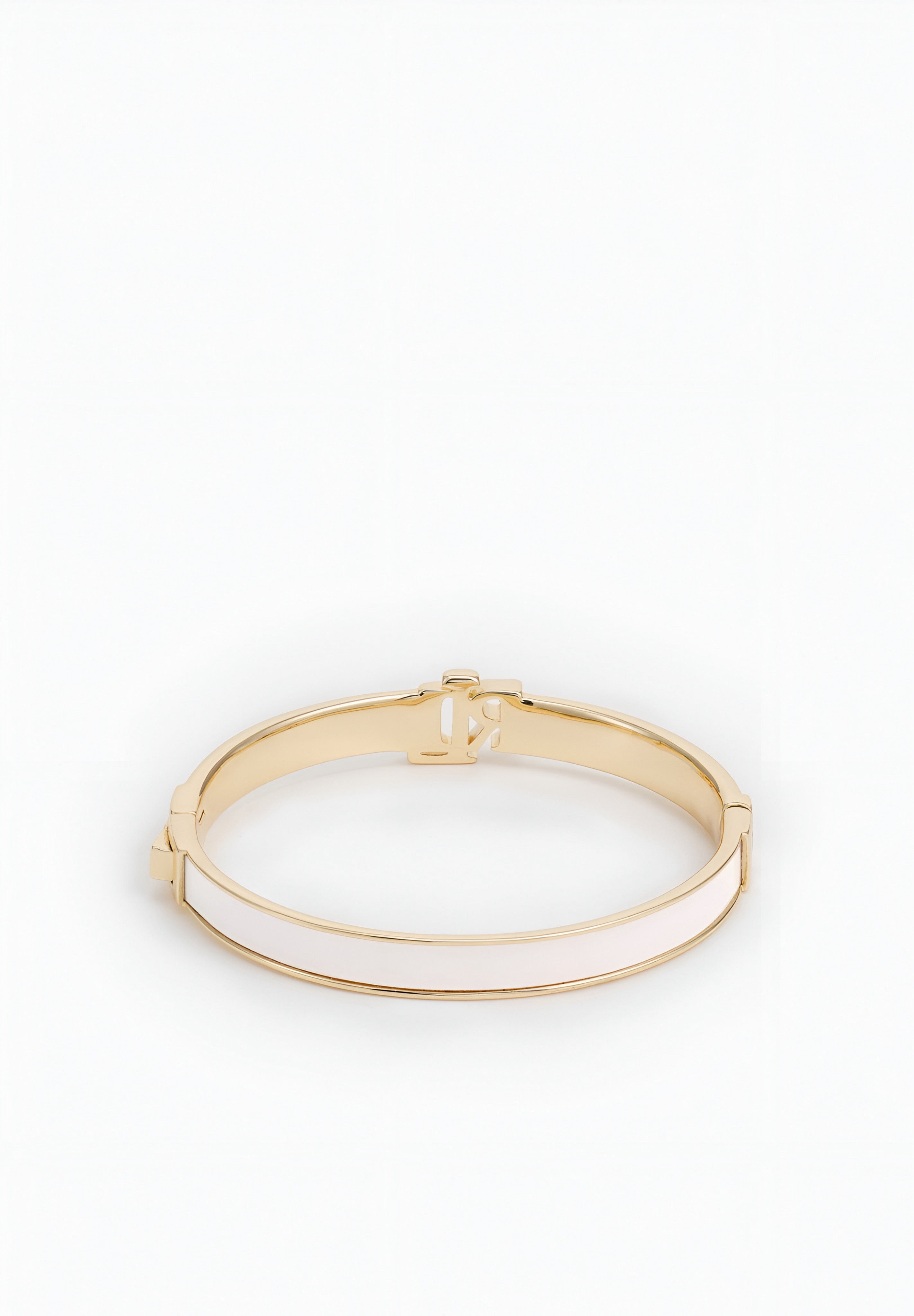 Lauren Ralph Lauren - HINGE BANGLE - Bracelet - Gold-Coloured/White