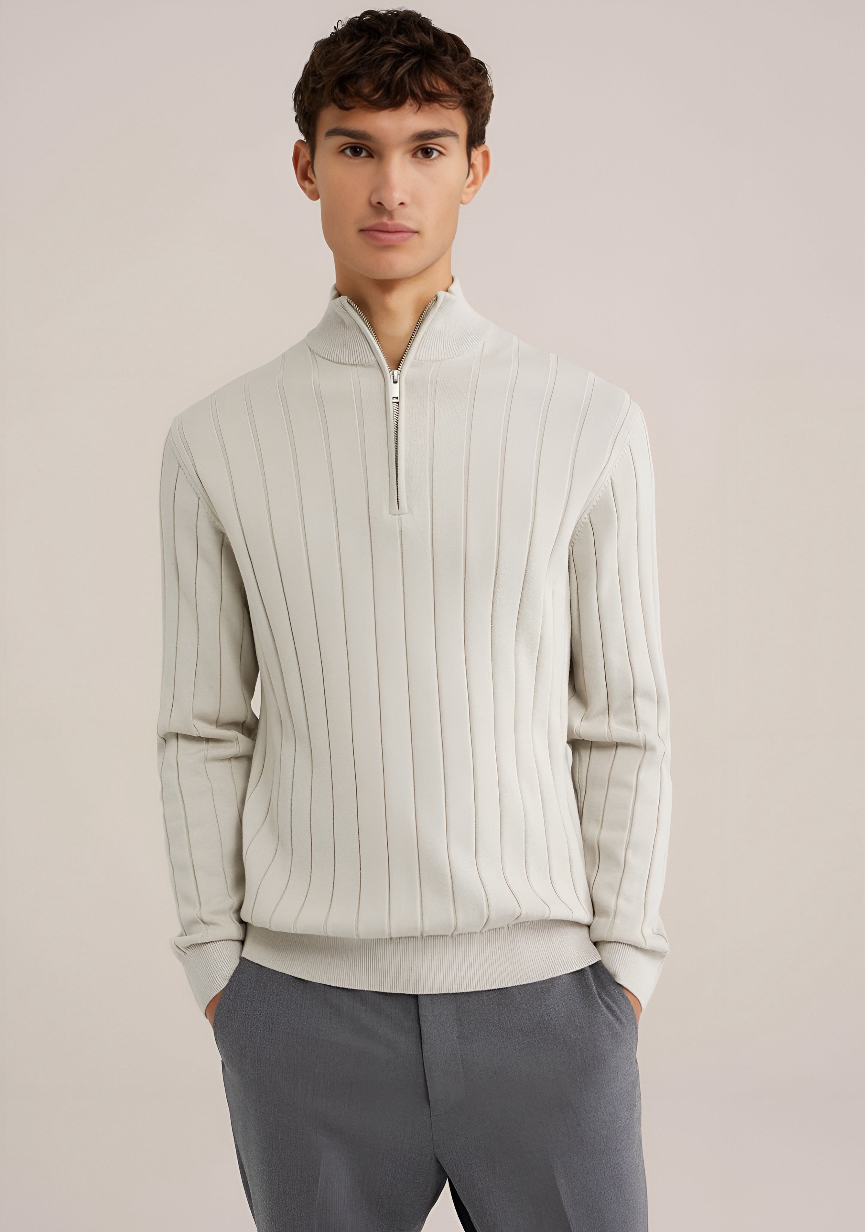 WE Fashion - Sweater - Beige