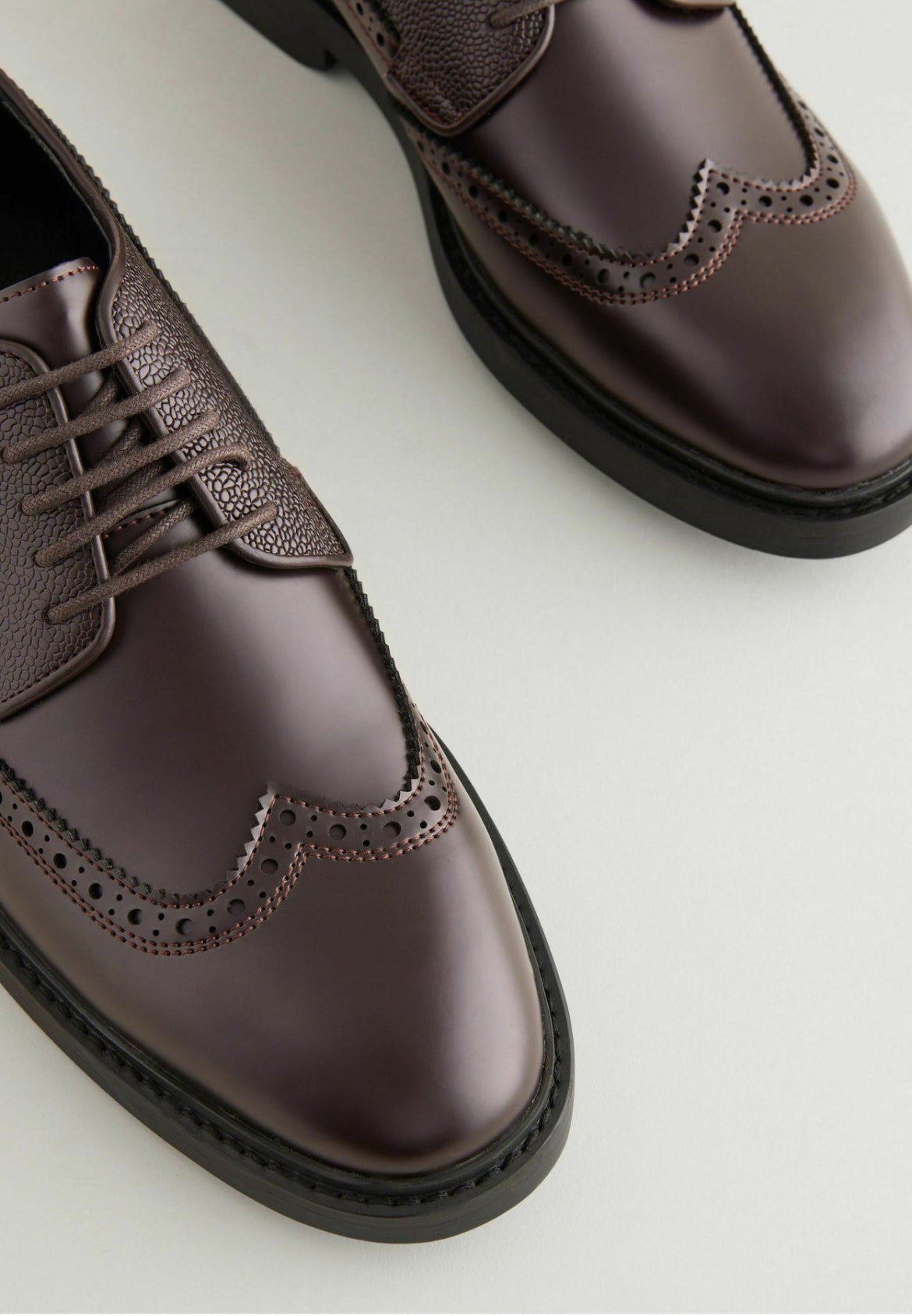 BROGUE - REGULAR FIT - Lace Up Shoes - Brown
