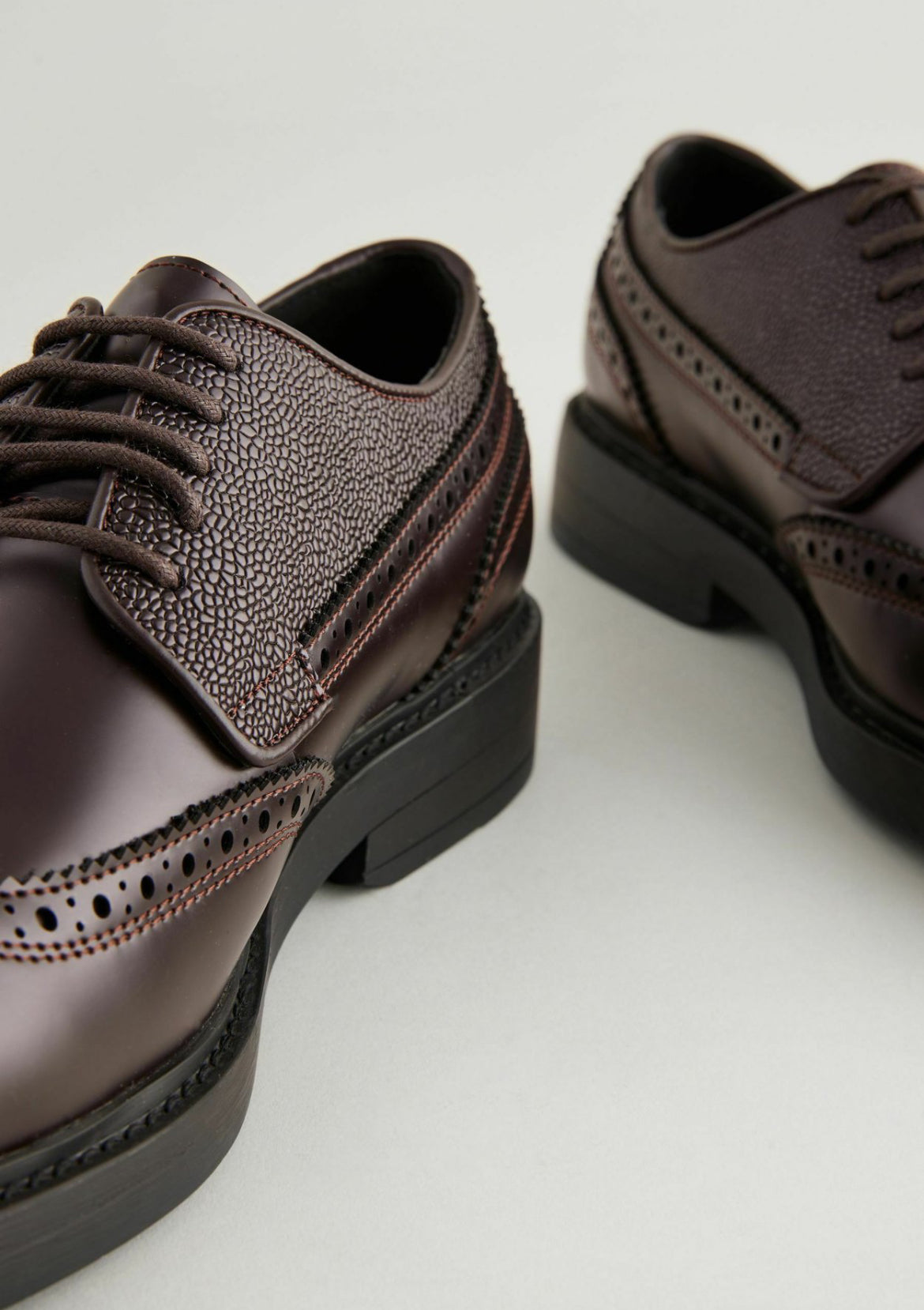 BROGUE - REGULAR FIT - Lace Up Shoes - Brown