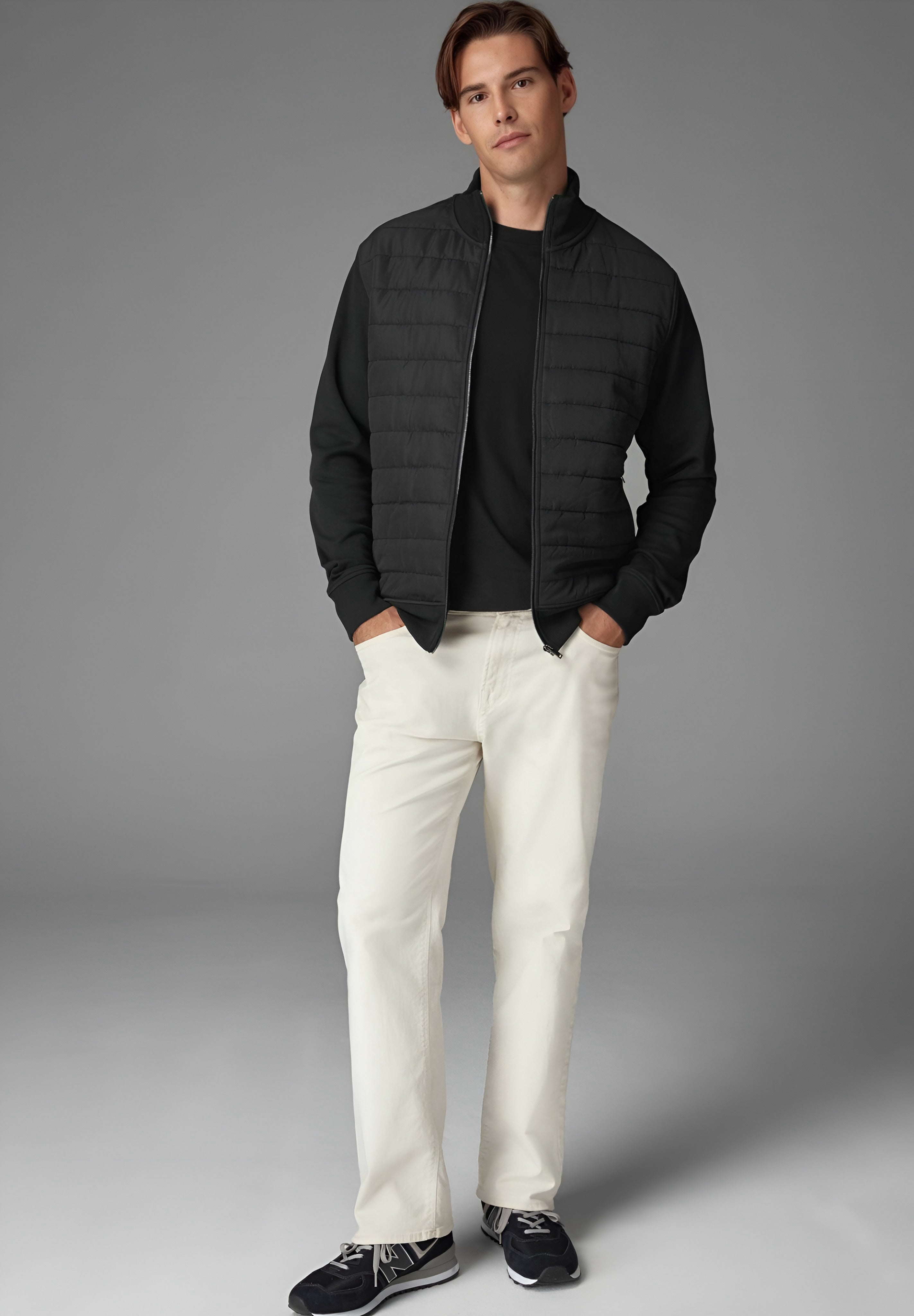 Next HYBRID NECK REGULAR FIT - Transitional Jacket - Black