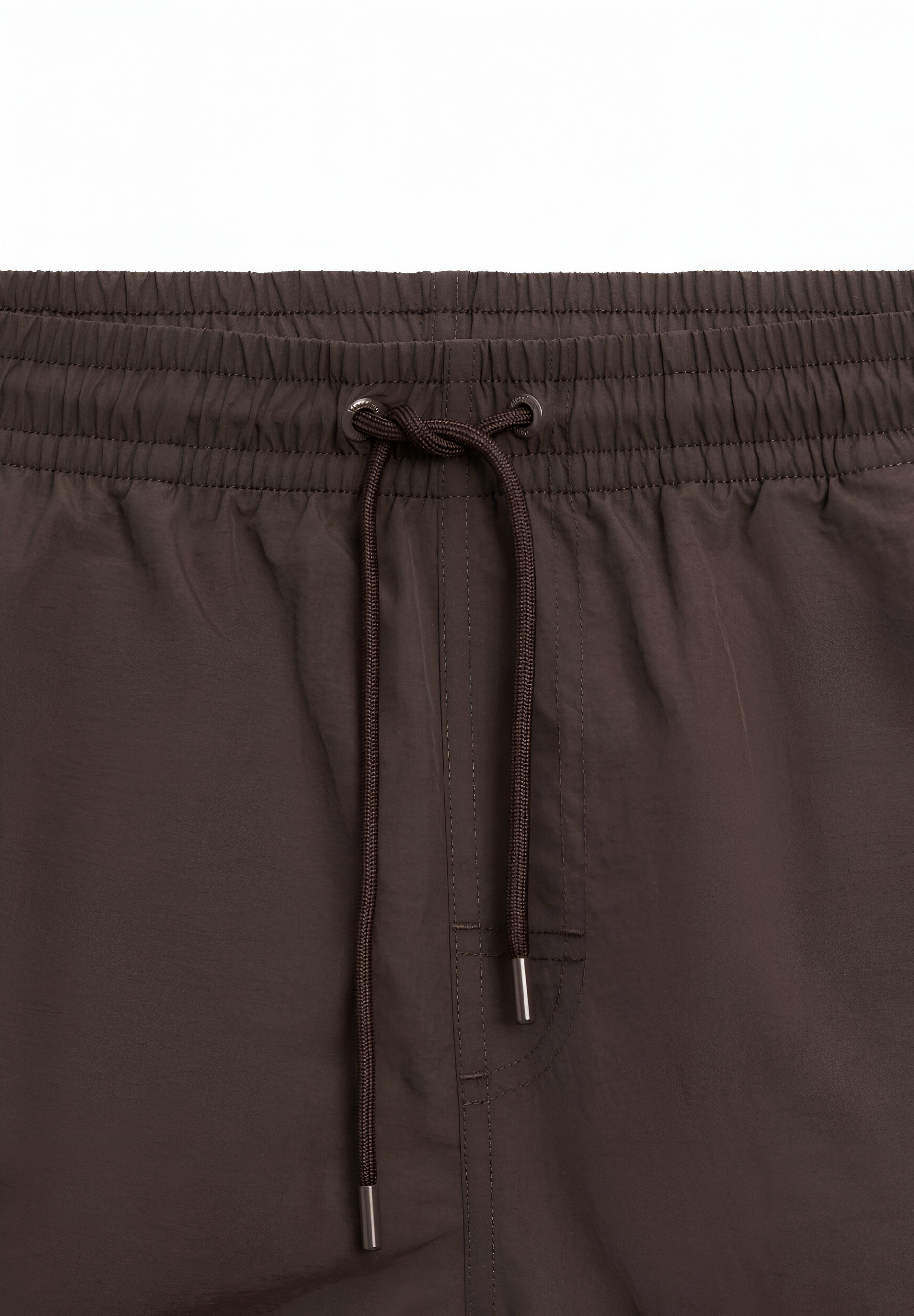 MASSIMO DUTTI PLAIN - SWIM SHORTS - BORDEAUX