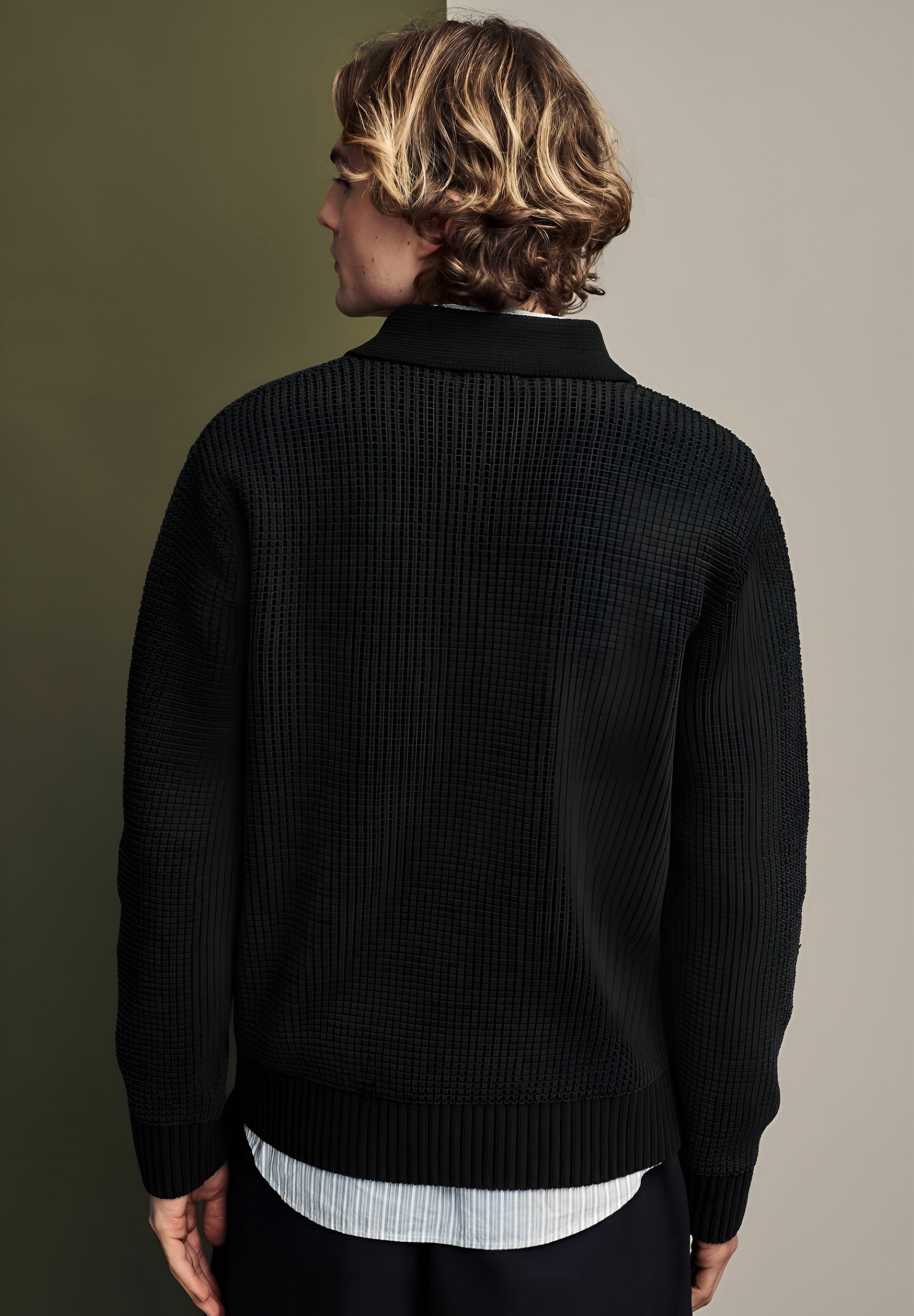 Knitted Sweater - Black