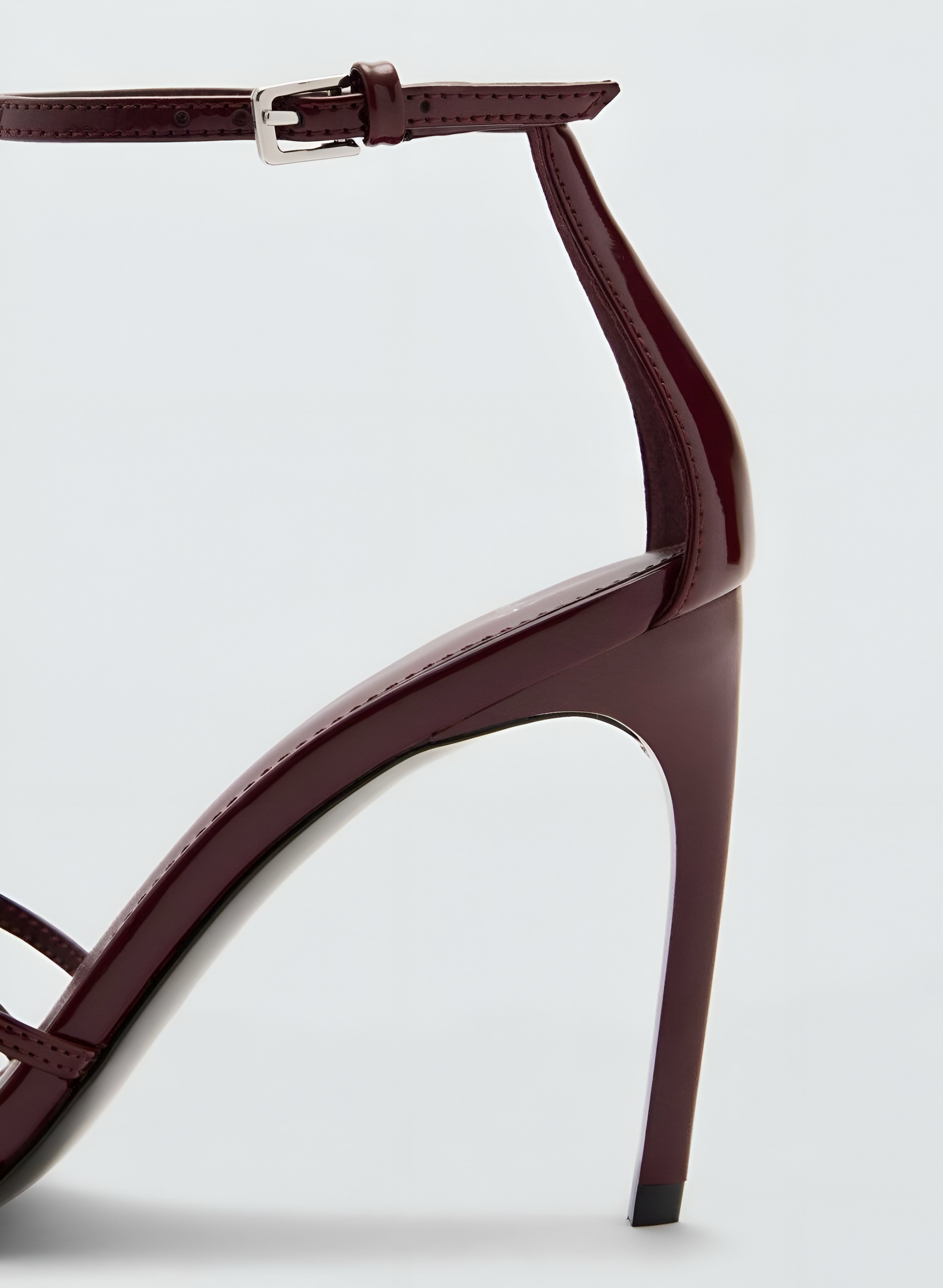 Mango - Strappy Sandal - Bordeaux