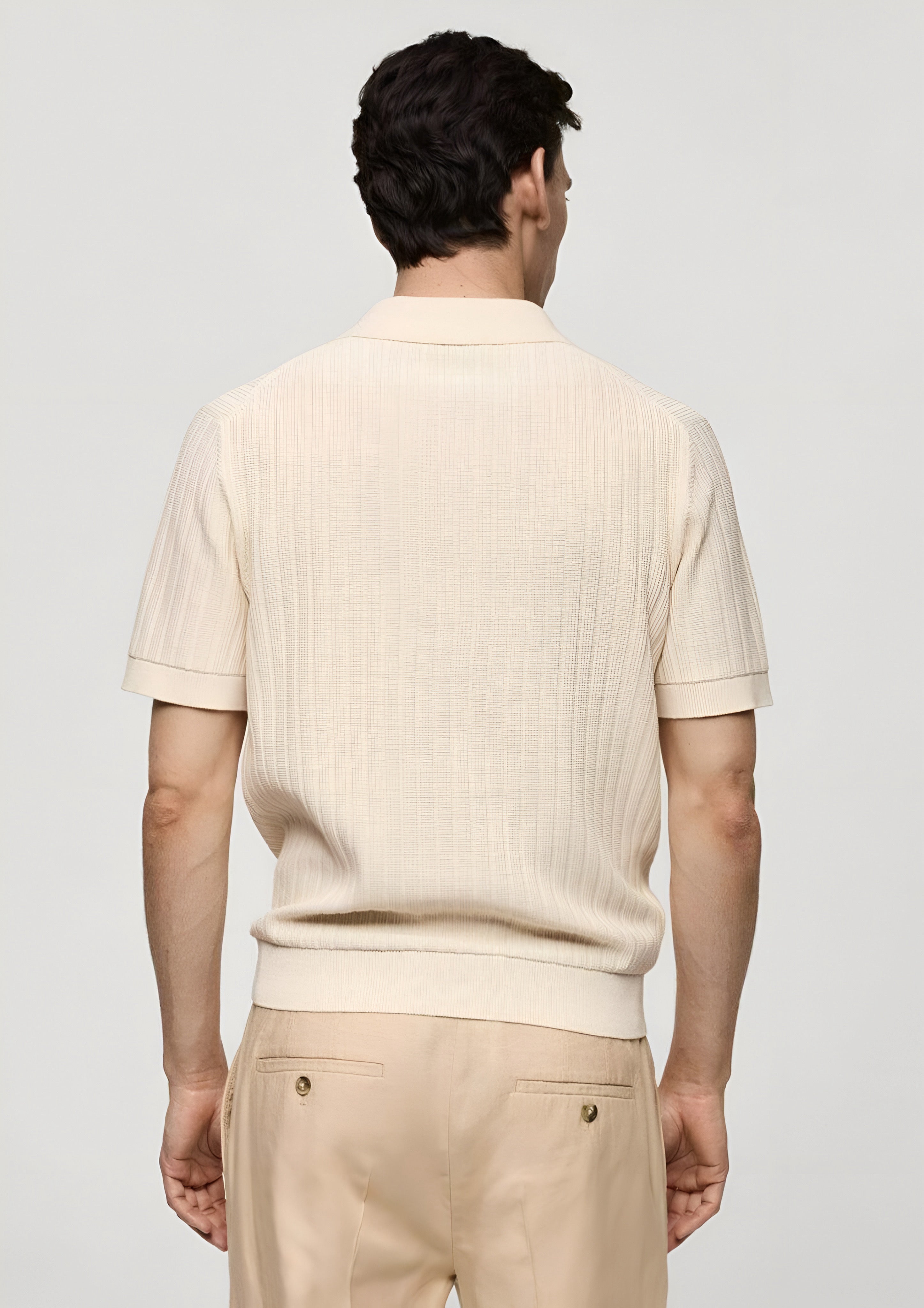 Mango FLOSS - Polo Shirt - Off-White