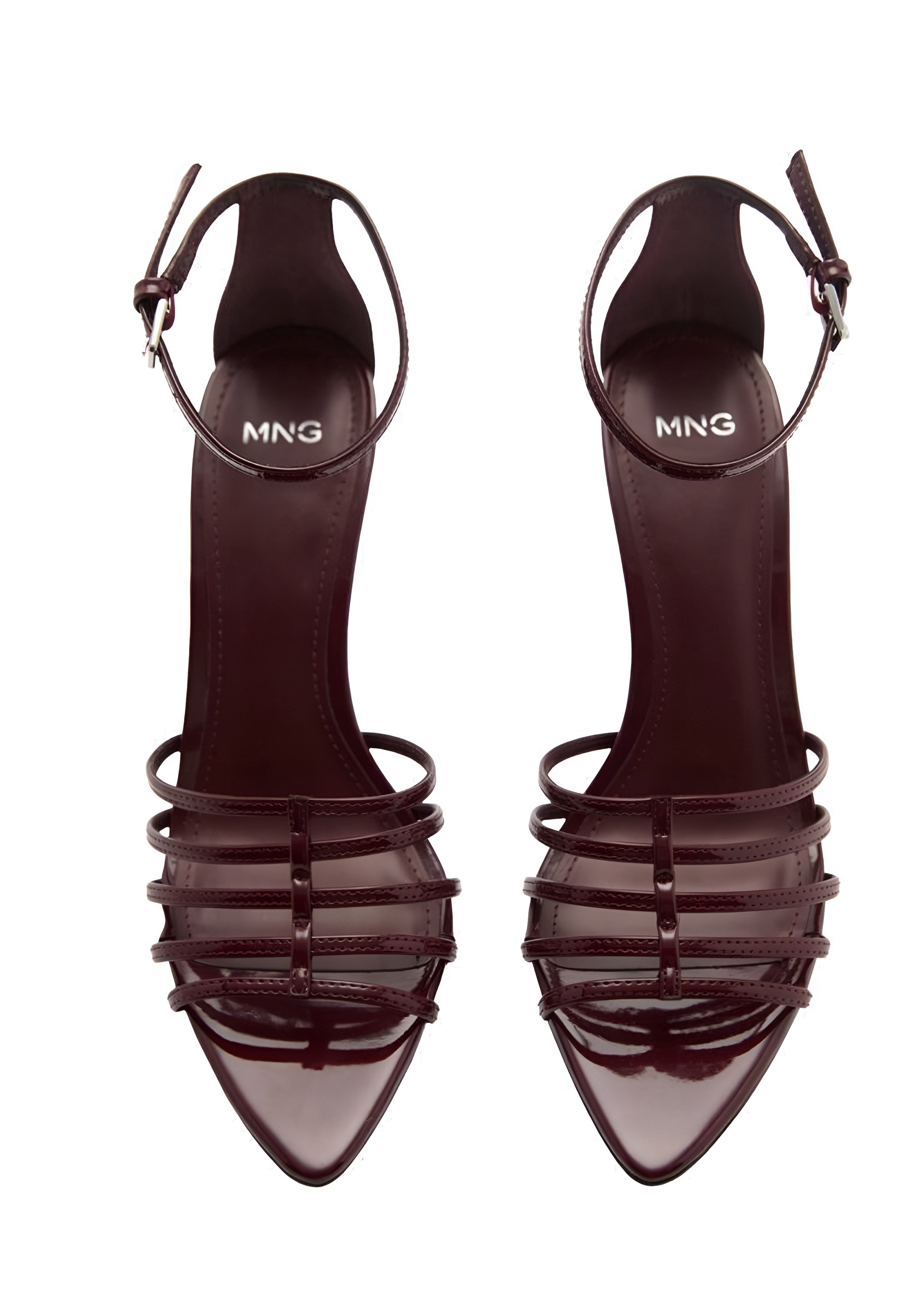 Mango - Strappy Sandal - Bordeaux