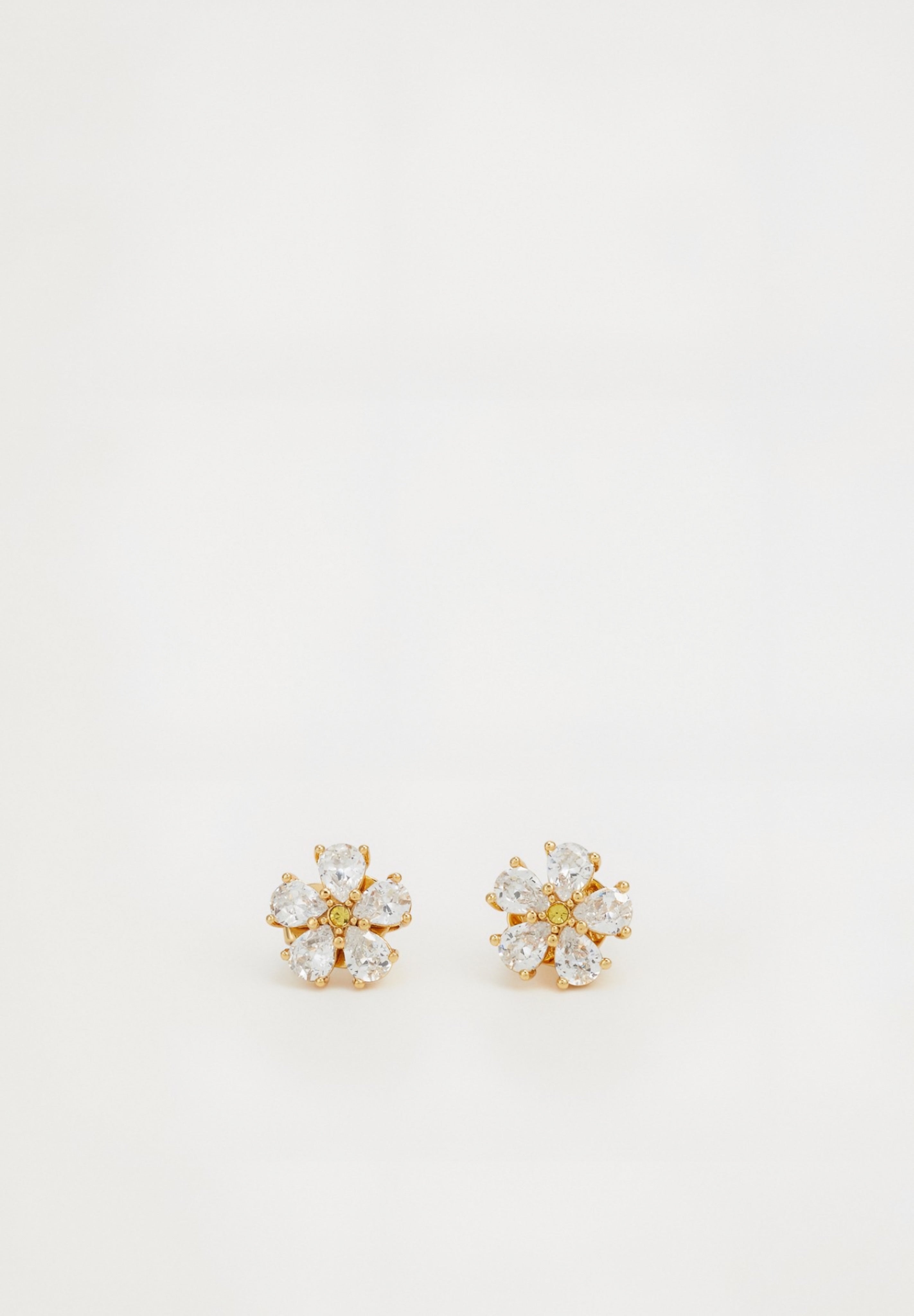 kate spade new york - BURSTING BLOOMS STUDS - Earrings - Clear/Gold-Coloured
