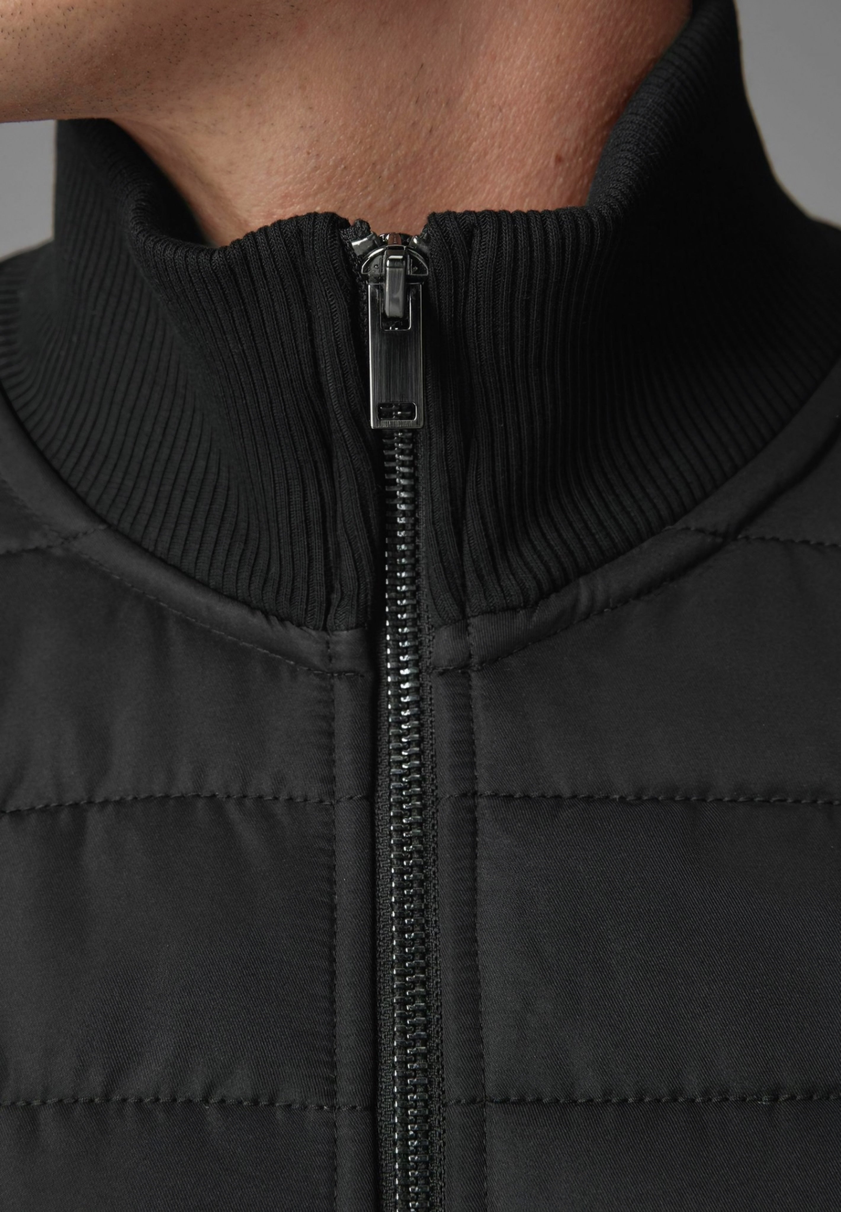 Next HYBRID NECK REGULAR FIT - Transitional Jacket - Black
