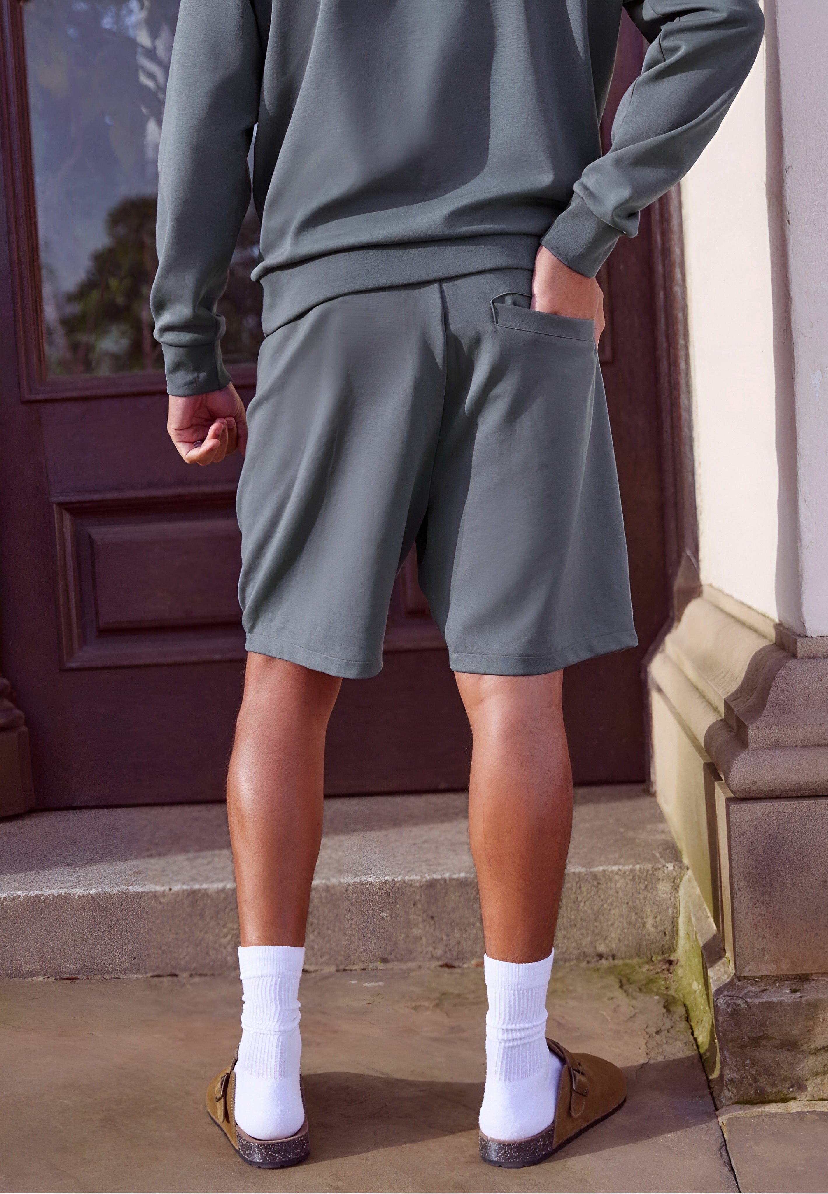 NEXT POCKET REGULAR FIT - JOGGERS - SLATE GREY