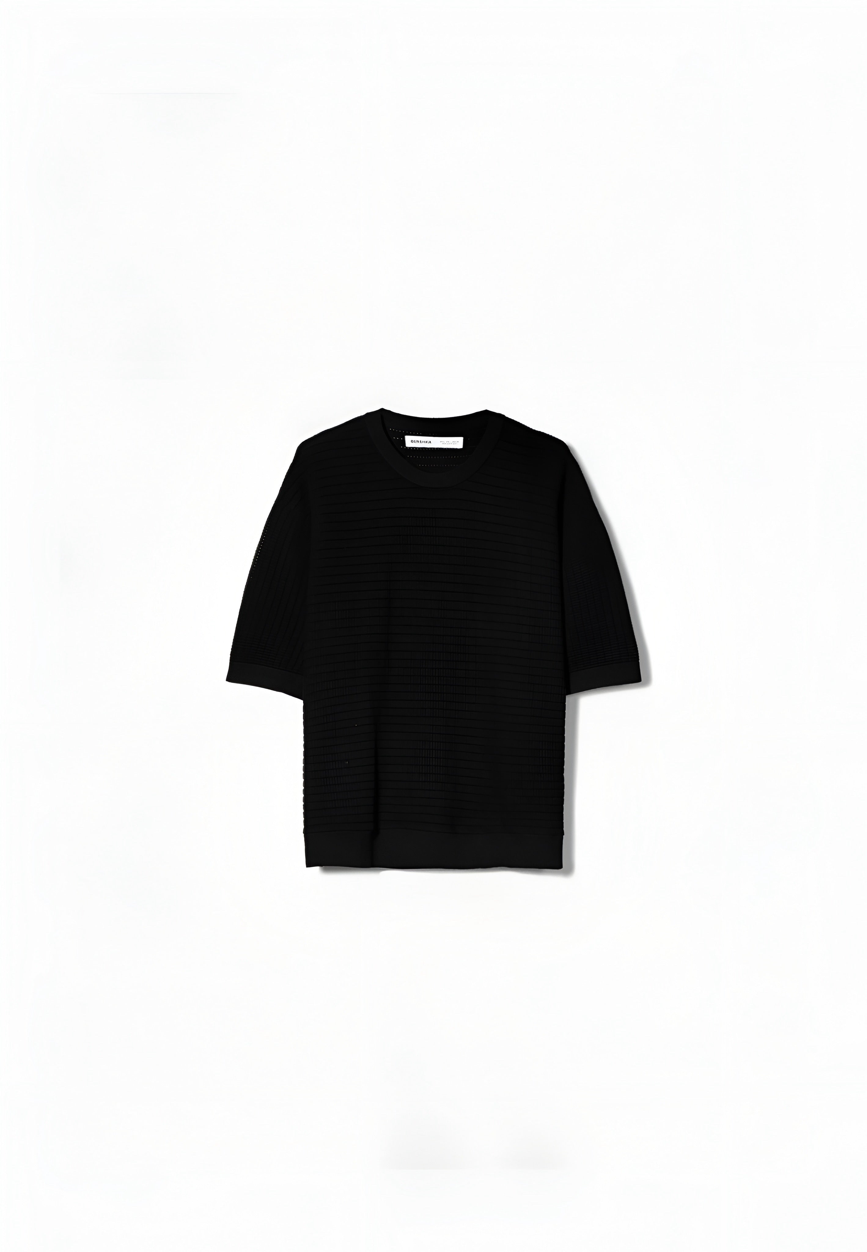 Bershka - Basic T-Shirt - Black