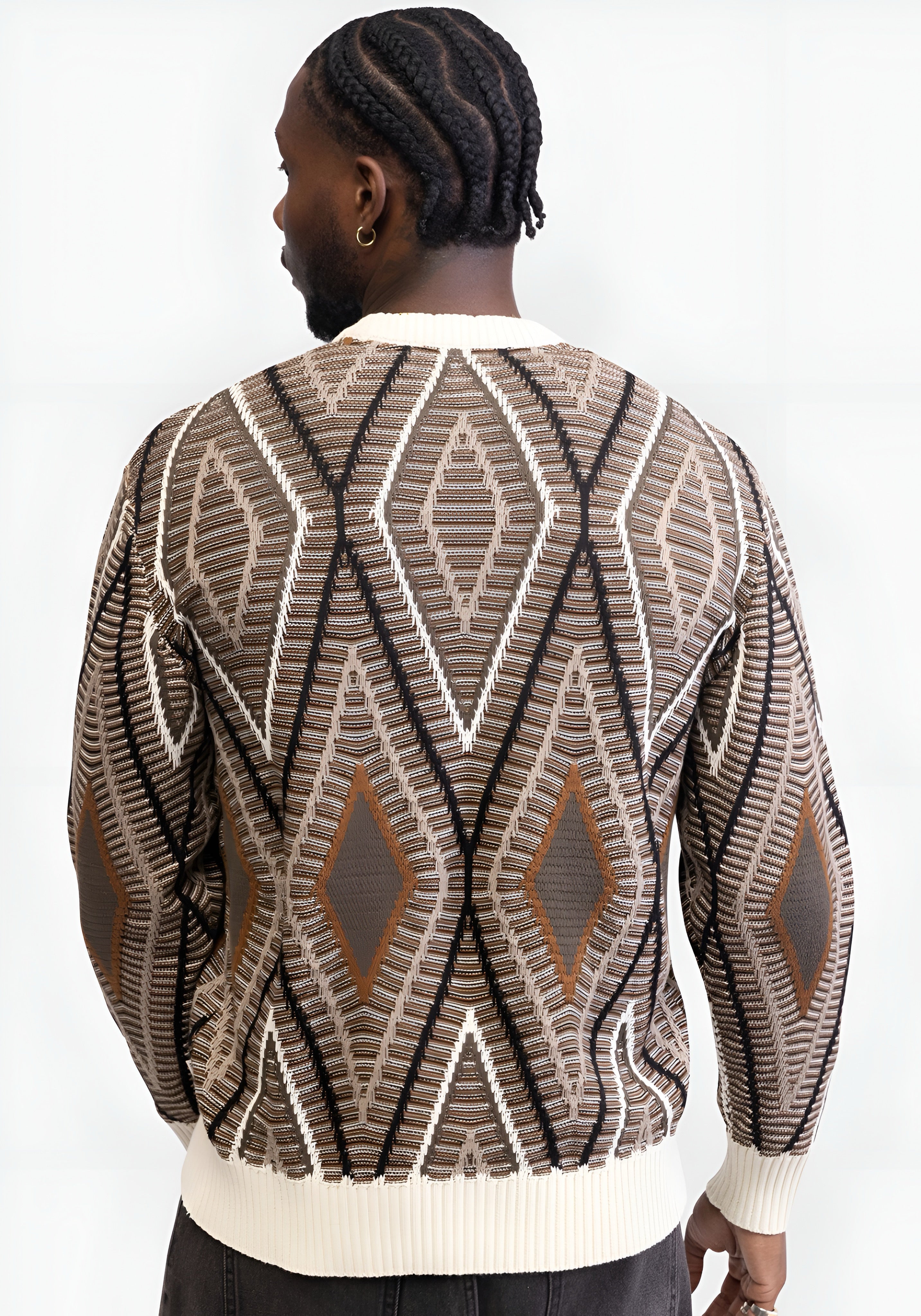 Redefined Rebel DEAN BOXY FIT - Sweater - vintage khaki