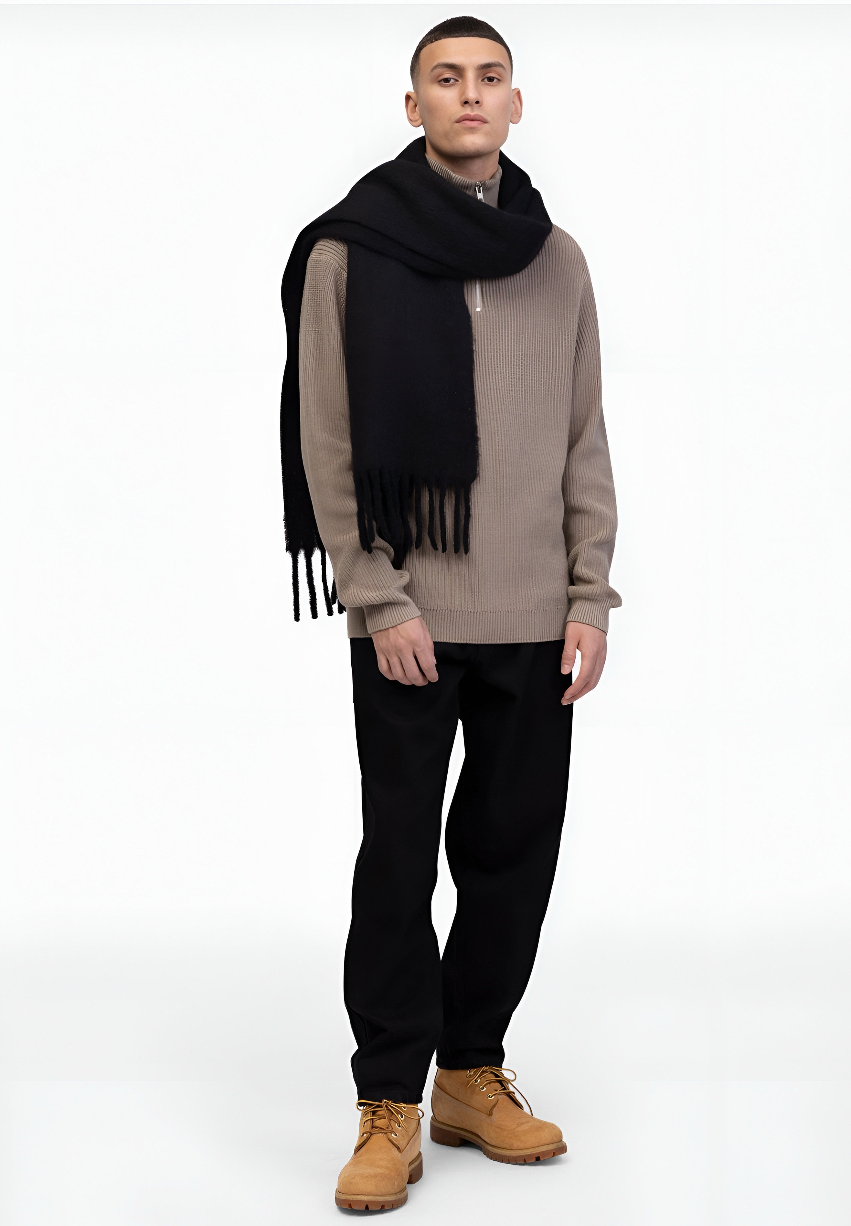 Redefined Rebel COLE REGULAR FIT - Sweater - vintage khaki