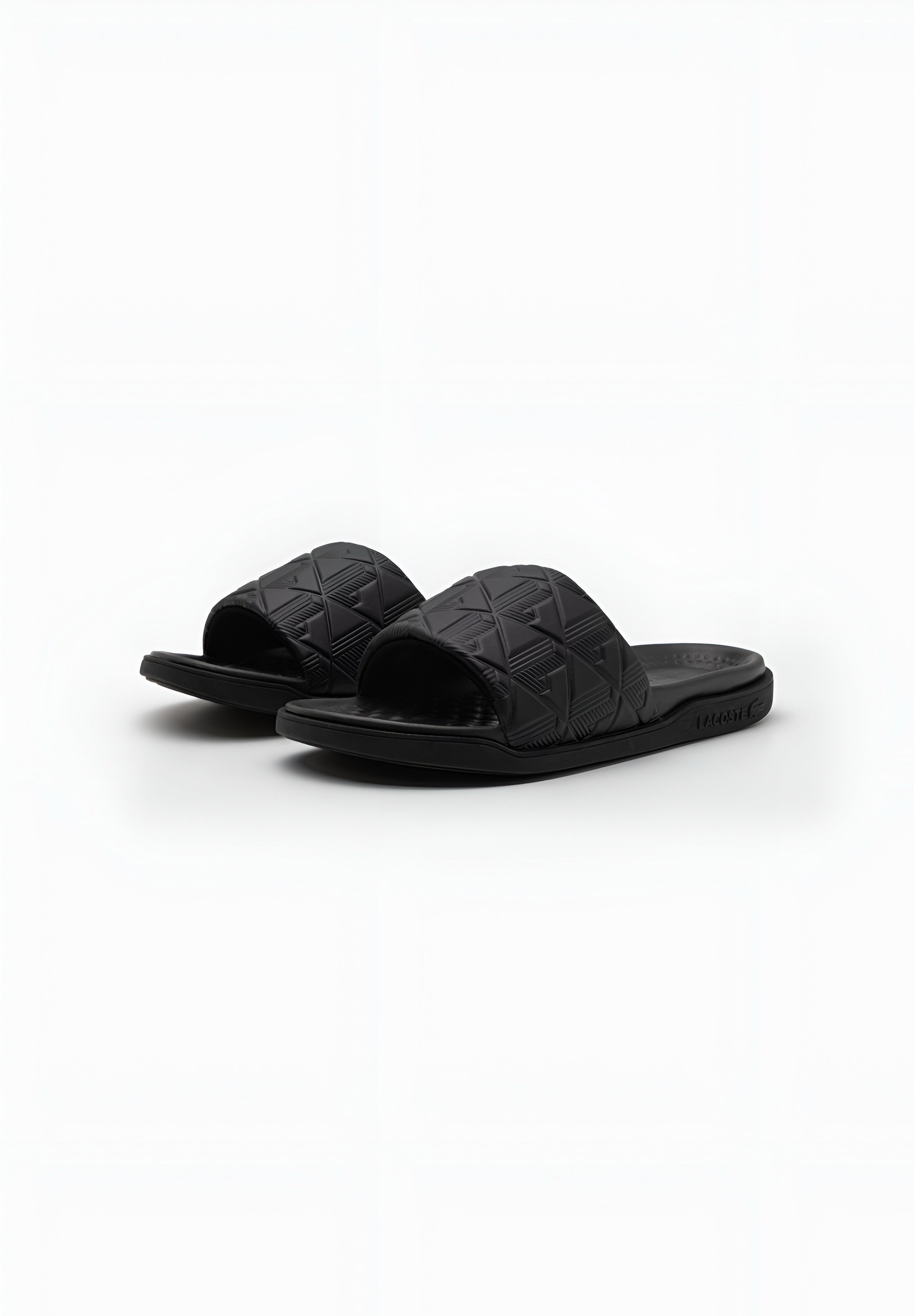 LACOSTE SERVE SLIDE DUAL – BLACK