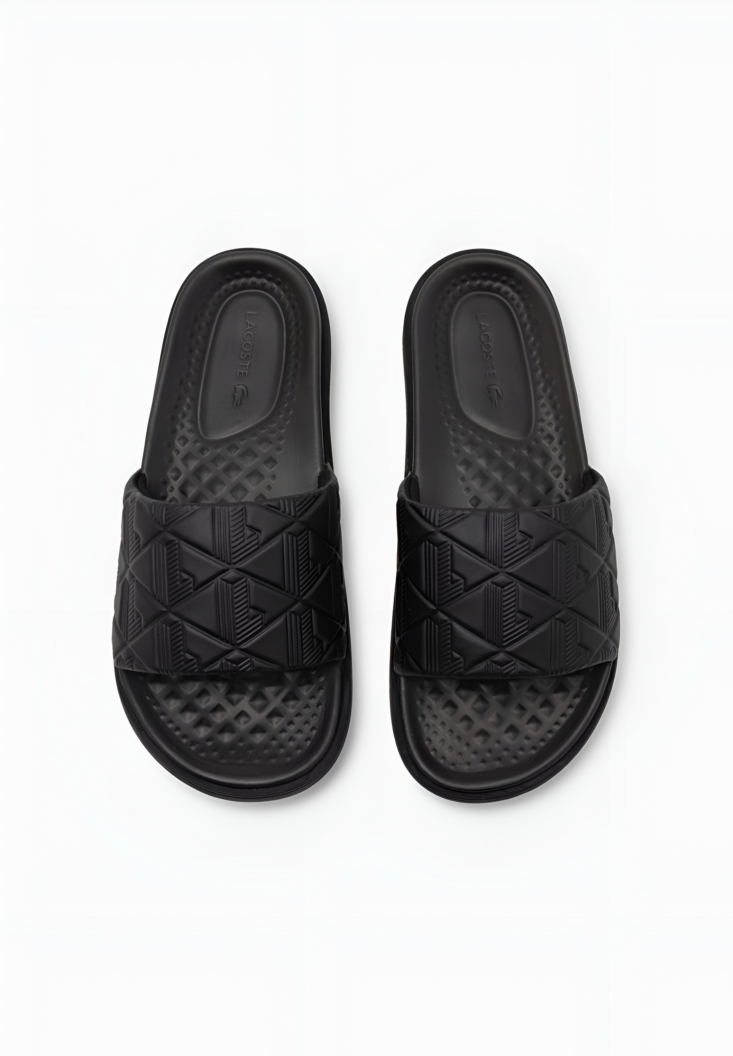 LACOSTE SERVE SLIDE DUAL – BLACK