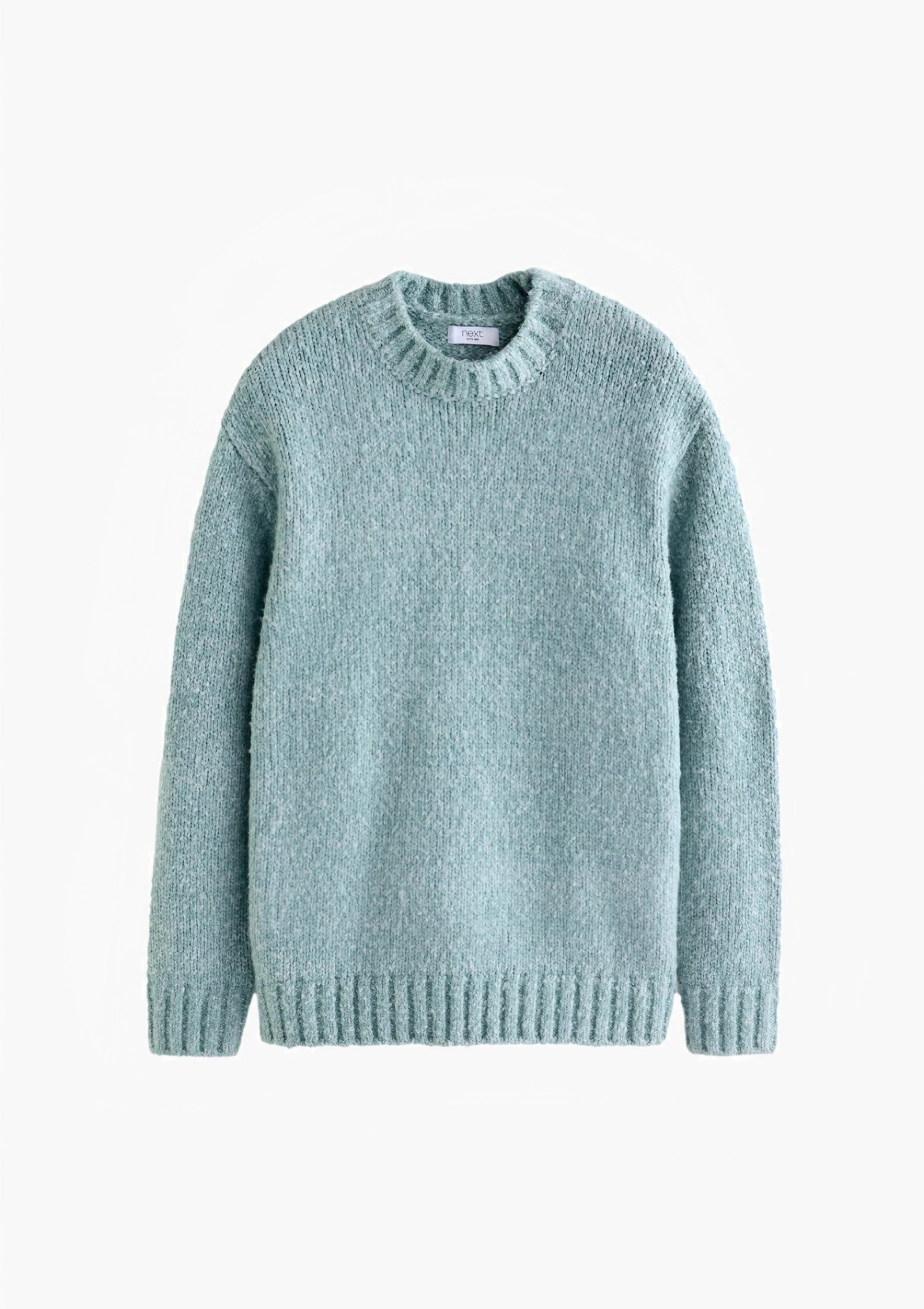 Next - Blue Crew Relaxed Fit Knitted Sweater