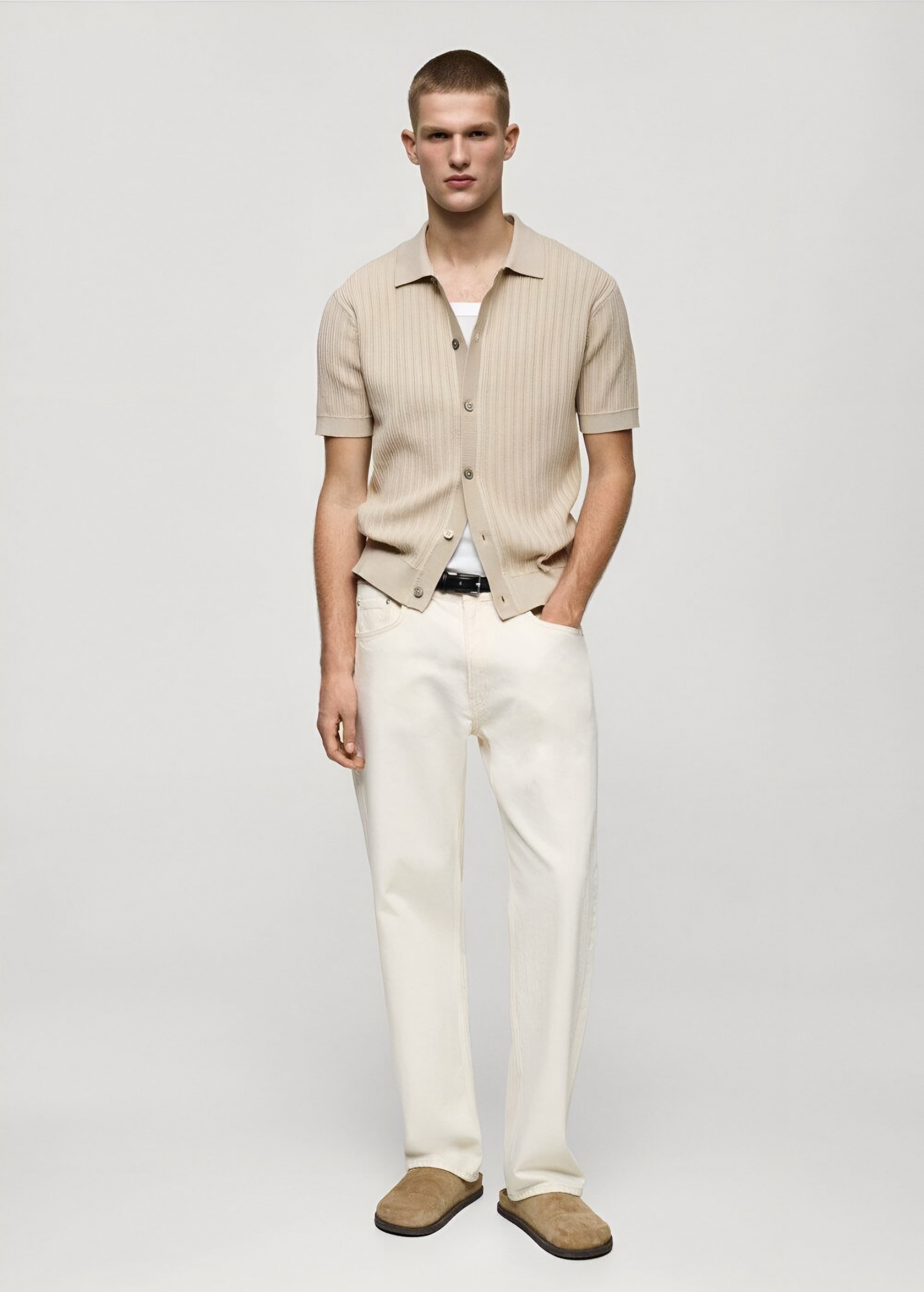 MANGO T-SHIRT WITH PRINT - ECRU