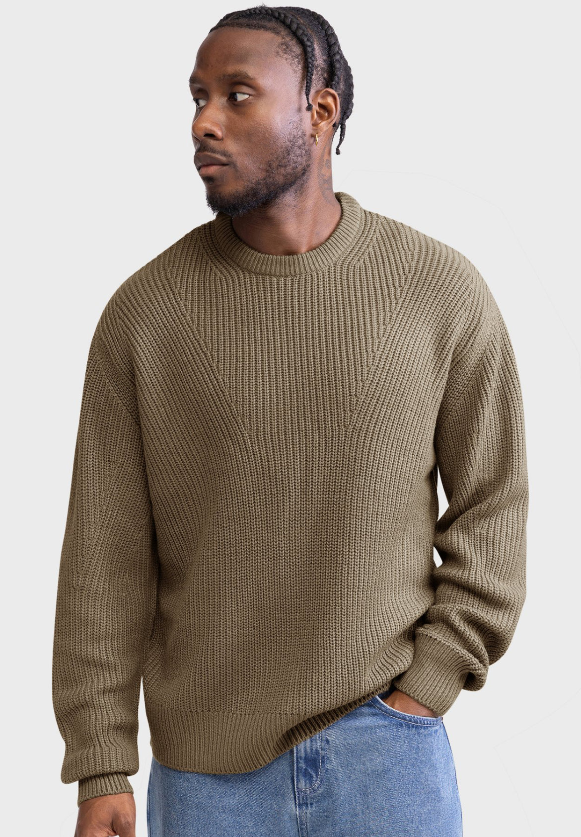 𝐑𝐞𝐝𝐞𝐟𝐢𝐧𝐞𝐝 𝐑𝐞𝐛𝐞𝐥 𝐌𝐈𝐋𝐓𝐎𝐍 𝐁𝐎𝐗𝐘 𝐅𝐈𝐓 - Knit Sweater